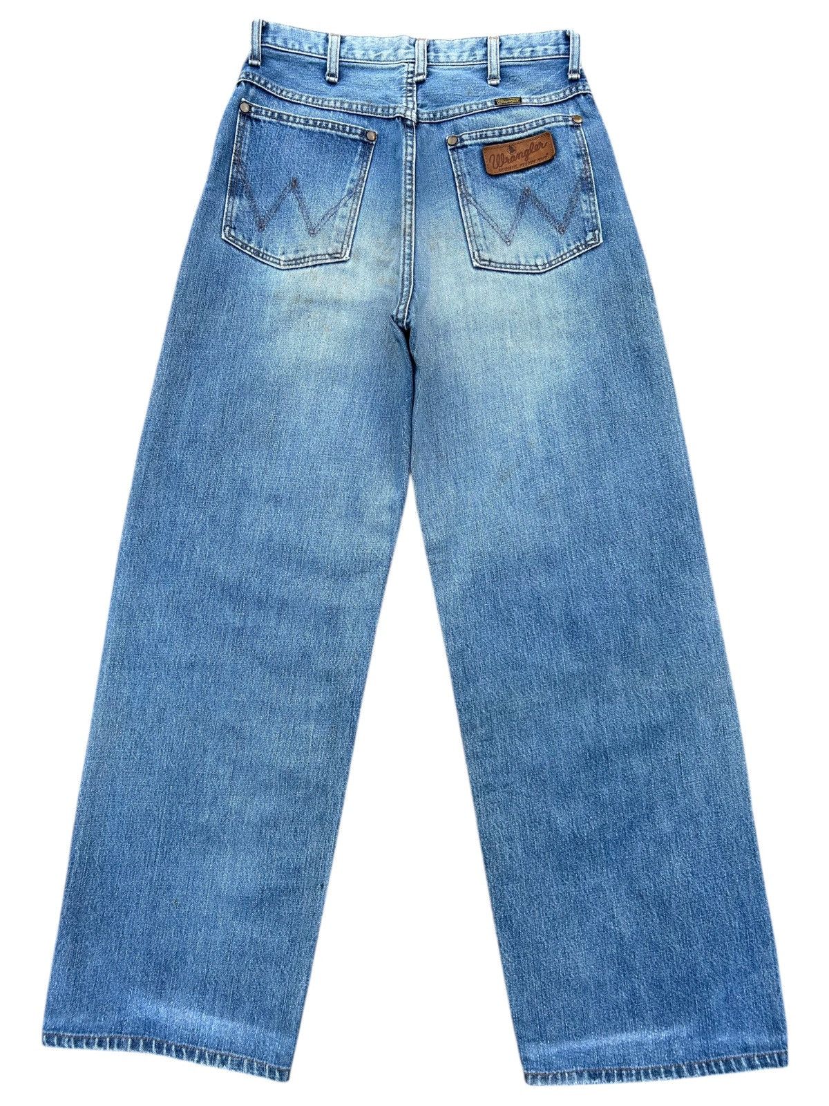 Vintage Wrangler Selvedge Baggy Distressed Faded Denim jeans