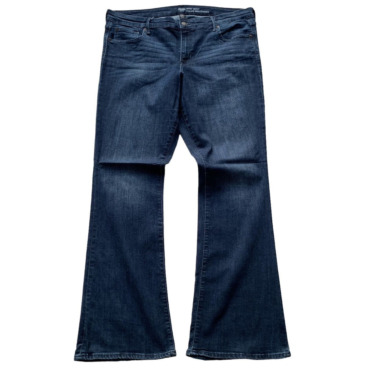 Jean GAP Femme 8/29L Bootcut Stretch - Denim Foncé, Taille Régulière, Très Bon état