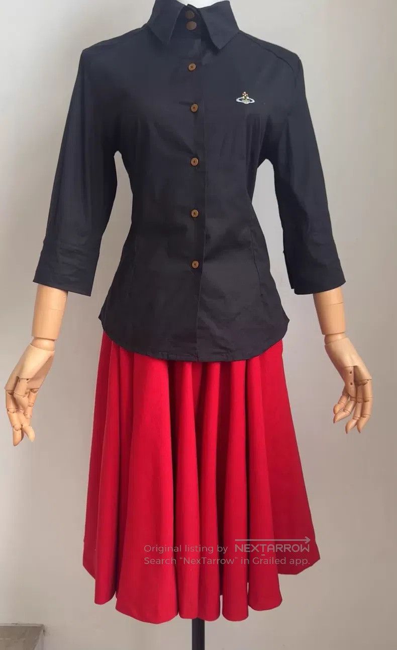 Vivienne Westwood Vivienne Westwood 90's rare red dress Size 25" / US 0 / IT 36 - 1 Thumbnail