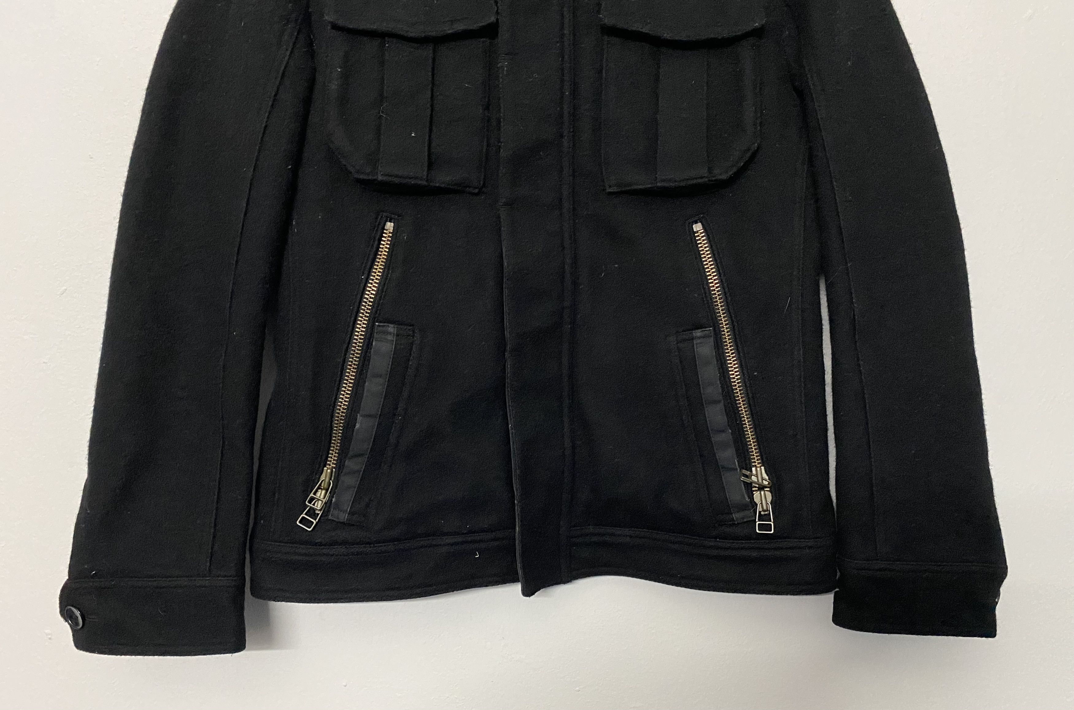 Nicole Club Monsieur Nicole Japanese Brand Wool Military Field Jacket Size US S / EU 44-46 / 1 - 5 Thumbnail