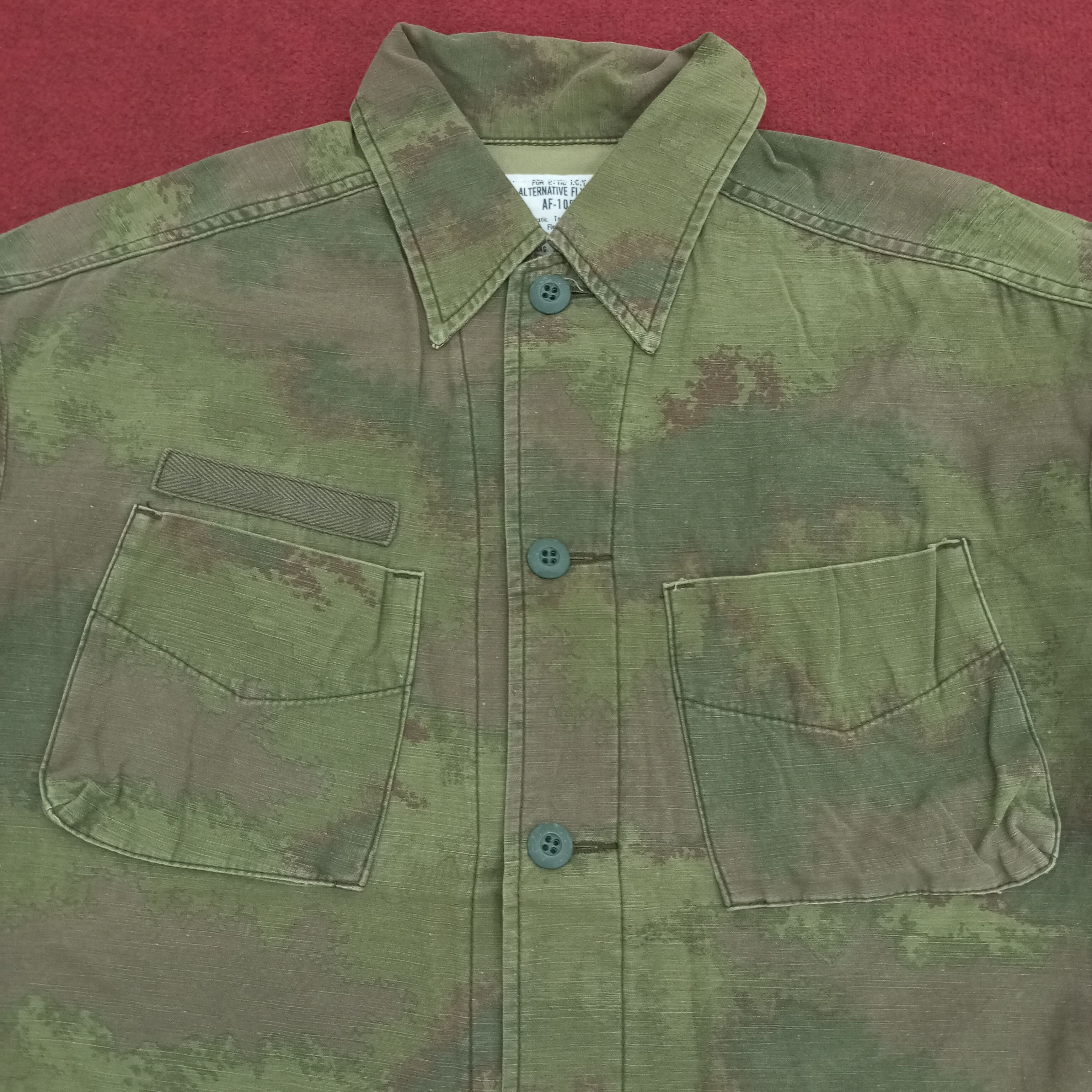 Japanese Brand × Vintage RNA Inc Japanese Brand Style Camo Double Pocket Shirt Size US XL / EU 56 / 4 - 2 Thumbnail