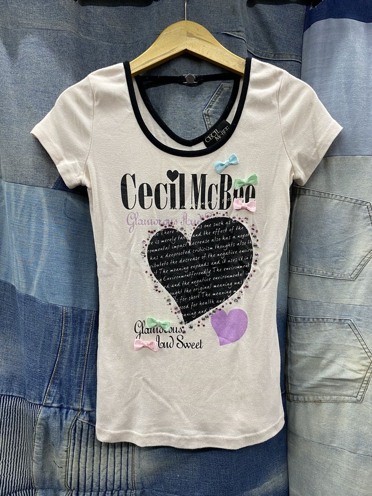 japanese brand cecil mcbee y2k tee