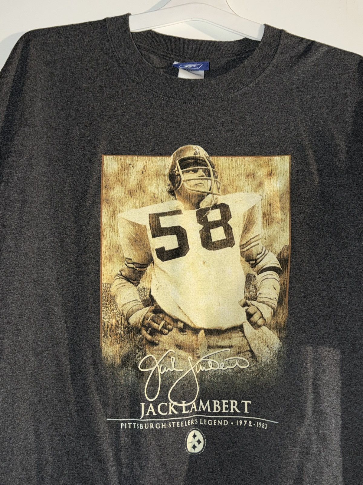 Reebok Reebok NFL Pittsburgh Steelers Jack Lambert #58 Shirt Large Size US L / EU 52-54 / 3 - 8 Thumbnail