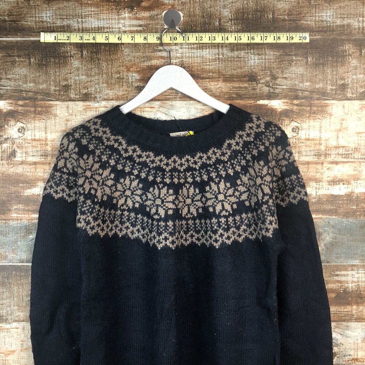 Homespun Knitwear Iso Laine Blue navajo Knitwear #A2270 Size M / US 6-8 / IT 42-44 - 2 Thumbnail