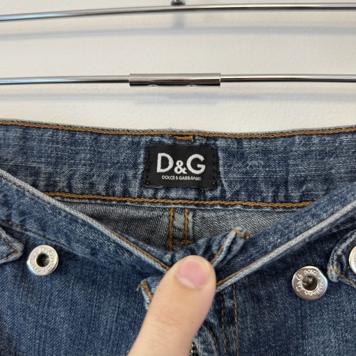 Dolce & Gabbana Vtg Dolce & Gabbana SS2004 Bondage Rave Baggy Jeans Archival Size US 36 / EU 52 - 16 Thumbnail