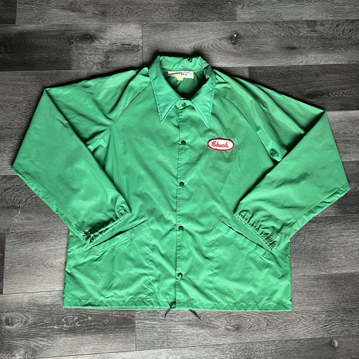 Vintage Vintage 1970s People Pleasers GCA Chuck Windbreaker Jacket Size US L / EU 52-54 / 3 - 1 Thumbnail