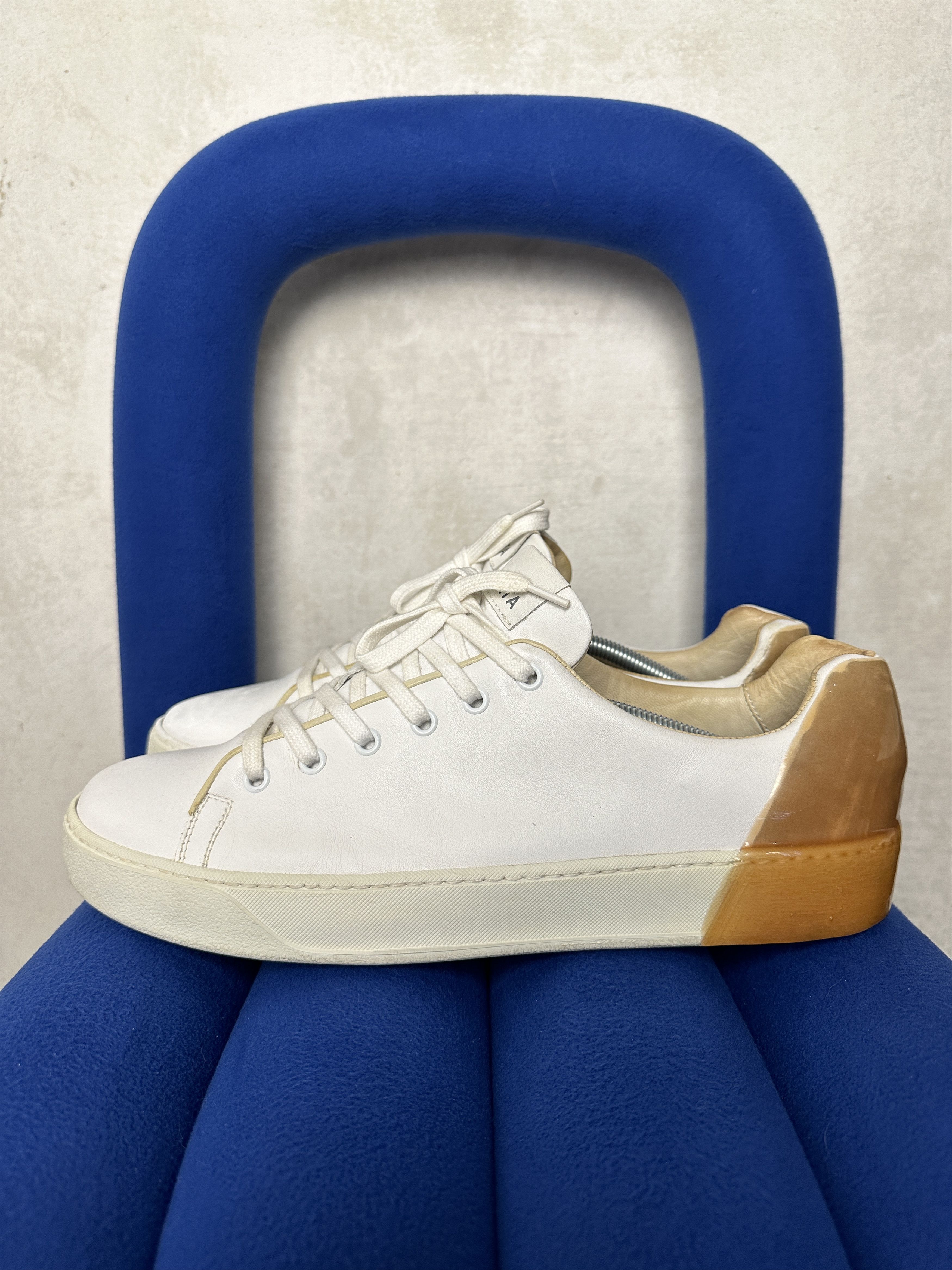 Premiata Premiata Polo Colour Block Leather Trainers Size US 10 / EU 43 - 1 Thumbnail