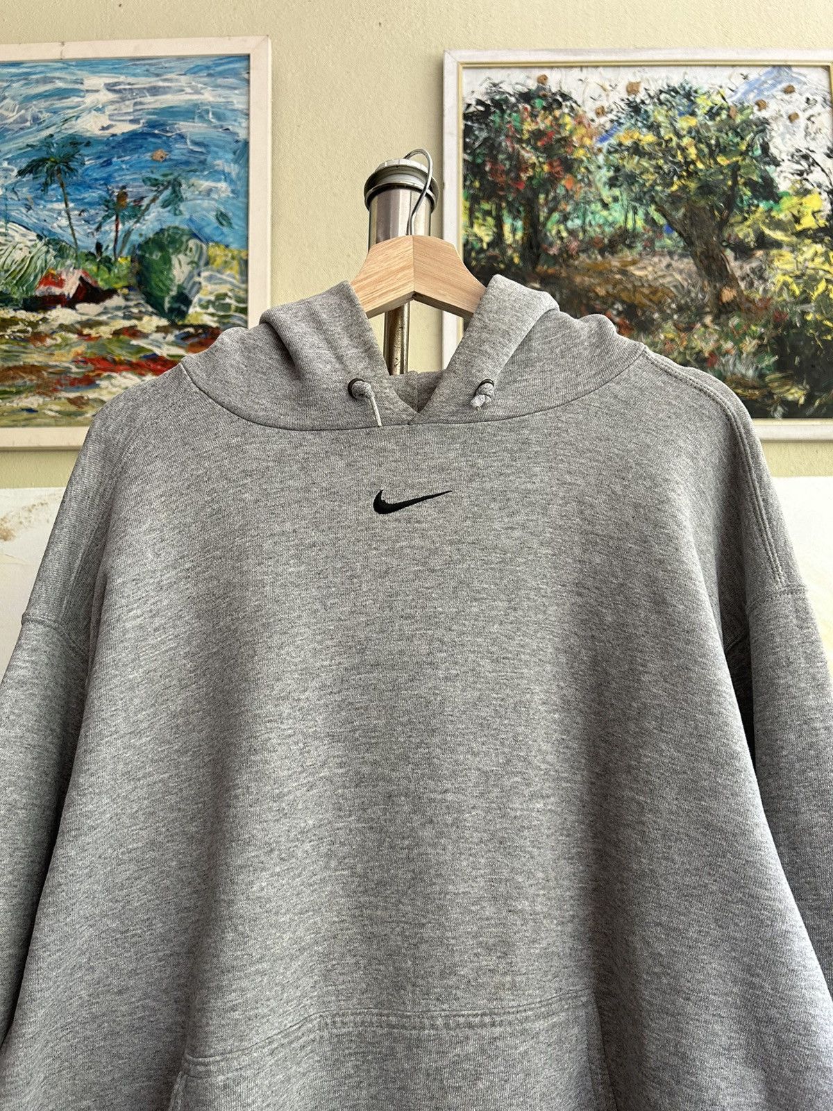 Nike Vintage Nike Center Swoosh Hoodie Size US L / EU 52-54 / 3 - 2 Thumbnail