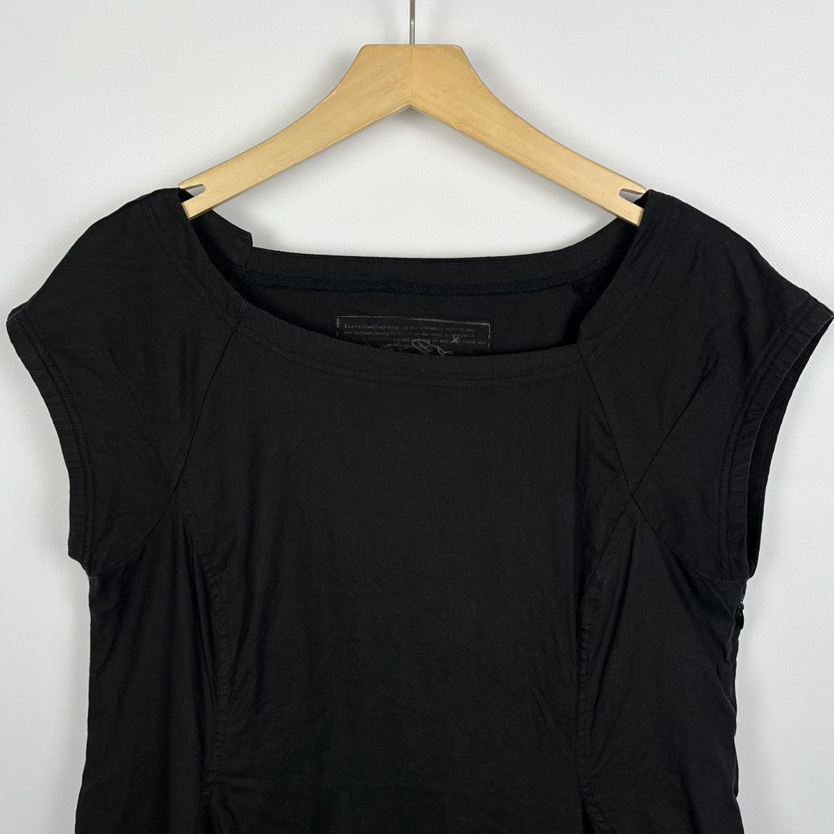 Rundholz Rundholz Black Label Avant-Garde Asymmetrical Black Dress Size XL / US 12-14 / IT 48-50 - 2 Thumbnail