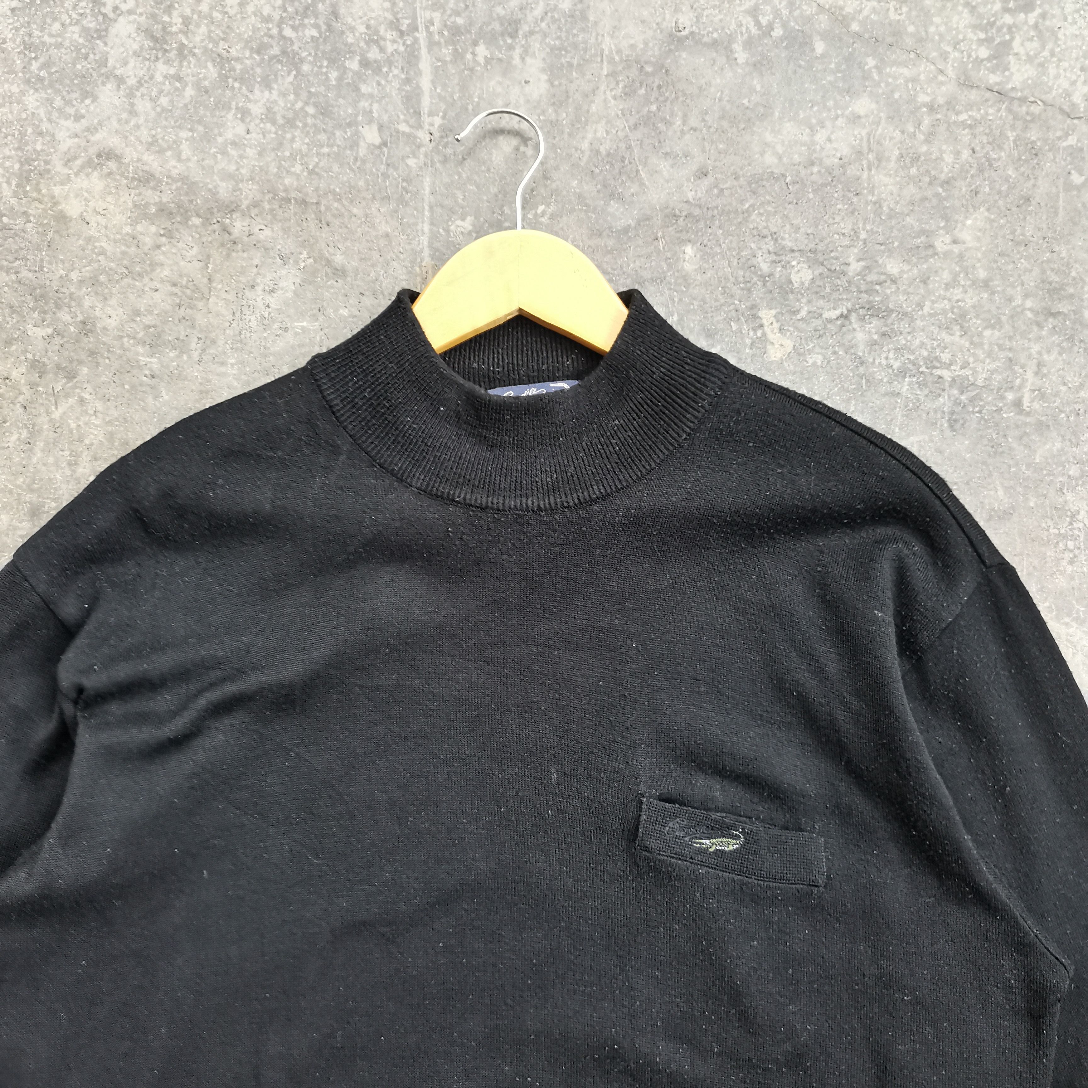 Japanese Brand × Vintage Steals🔥 Crocodile Longsleeve Turtle Neck Jumper Size US M / EU 48-50 / 2 - 2 Thumbnail