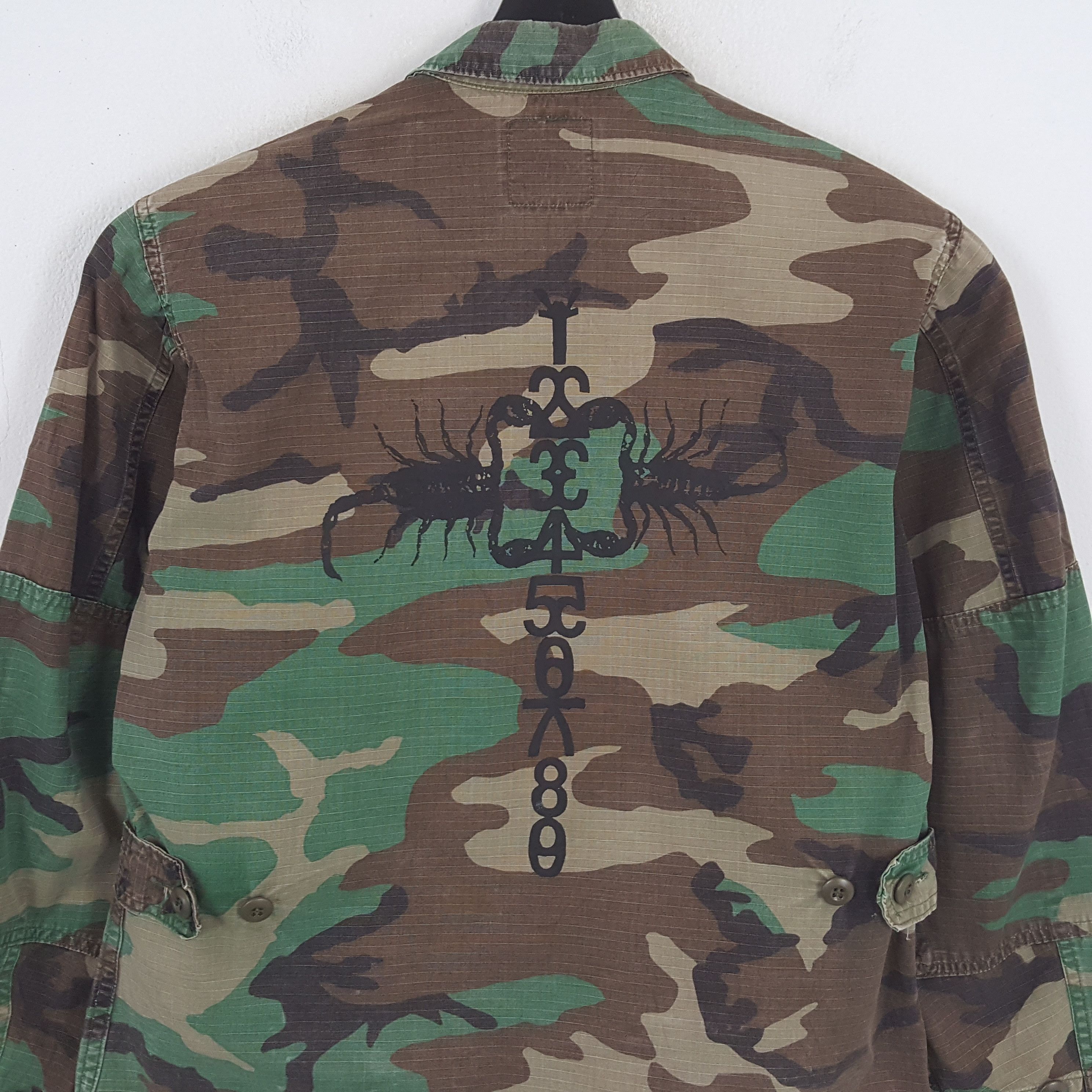 Vintage MILITARY X Custom If Six Was Nine Art Jacket Size US M / EU 48-50 / 2 - 2 Thumbnail