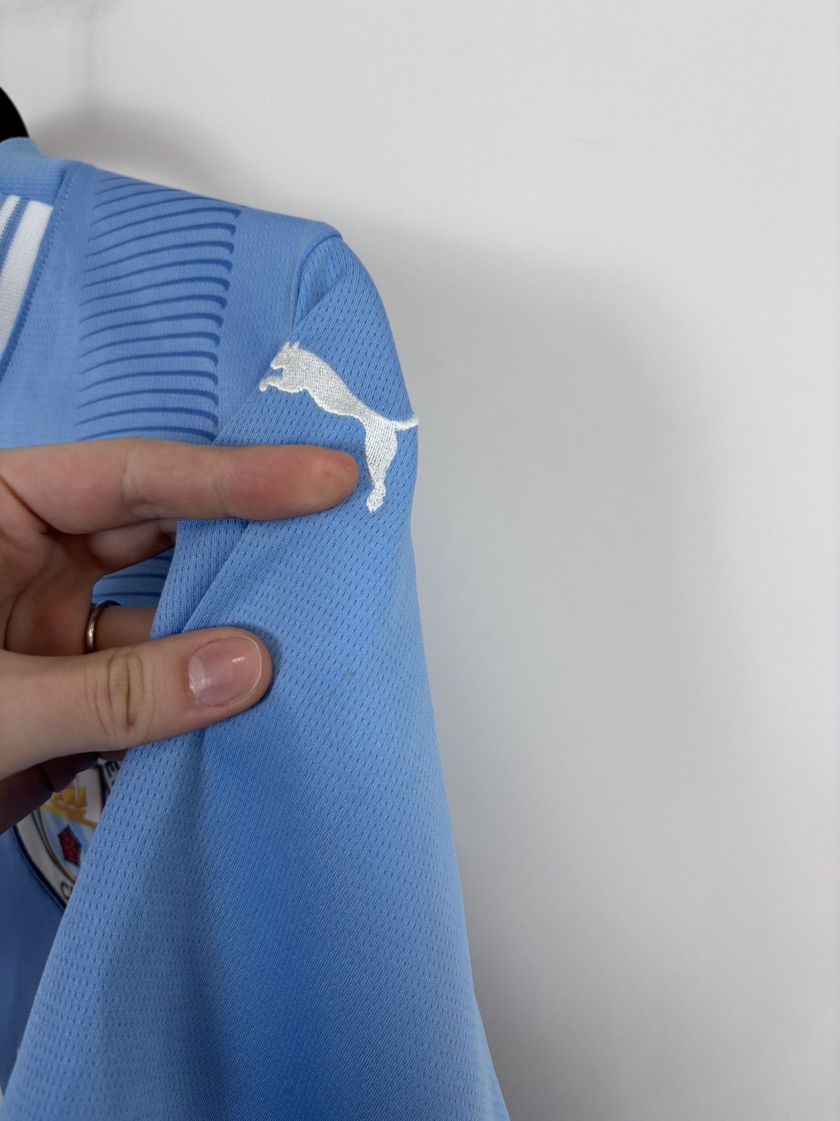 Puma Puma Manchester City 2023/24 Home Kit Football Soccer Jersey Size US M / EU 48-50 / 2 - 14 Thumbnail