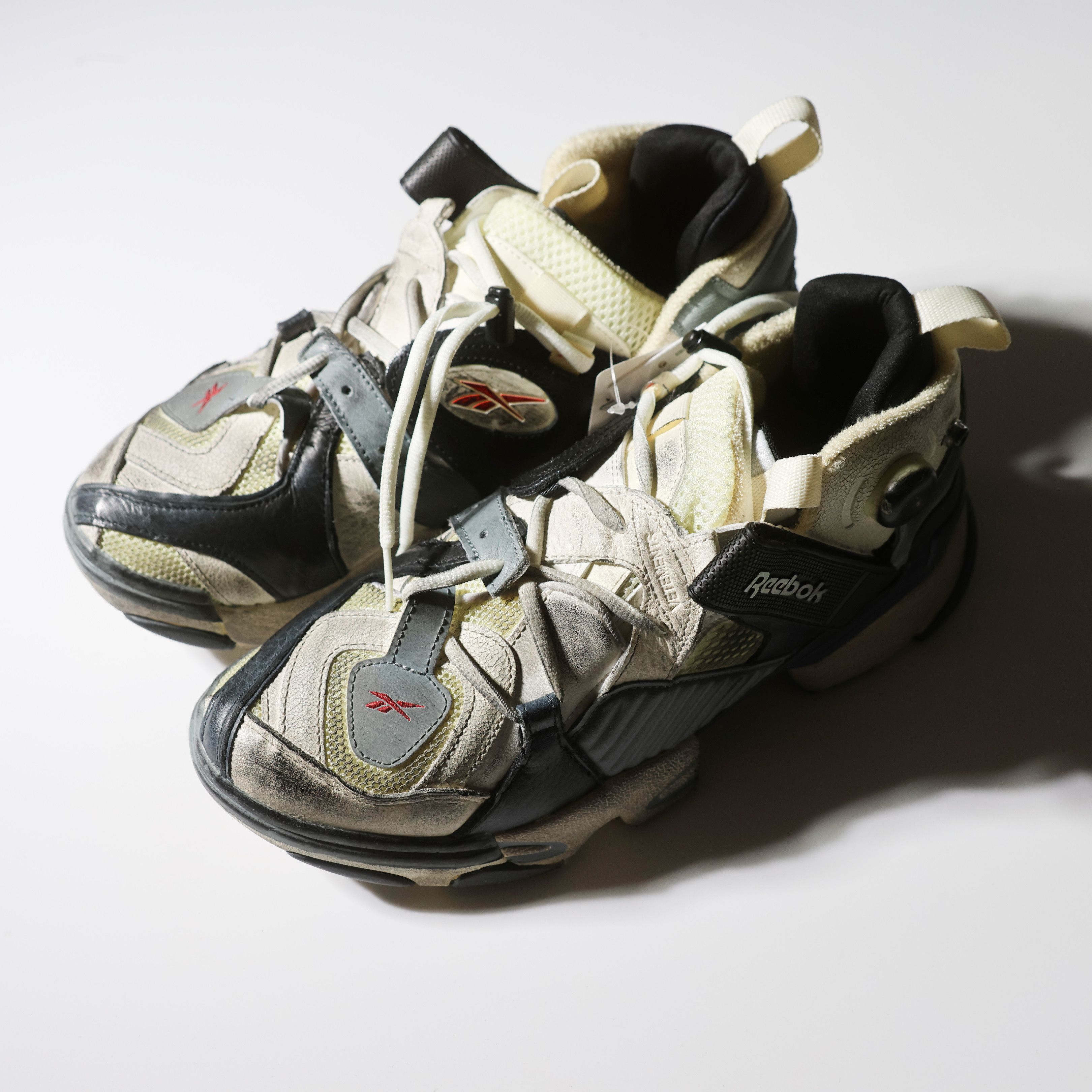 Reebok x Vetements Genetically Modified Pump Dirty Grey