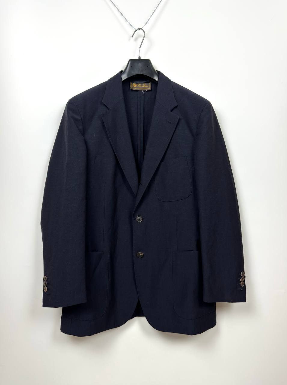 Loro Piana Loro Piana wool&silk Navy Blazer Size US M / EU 48-50 / 2 - 2 Thumbnail