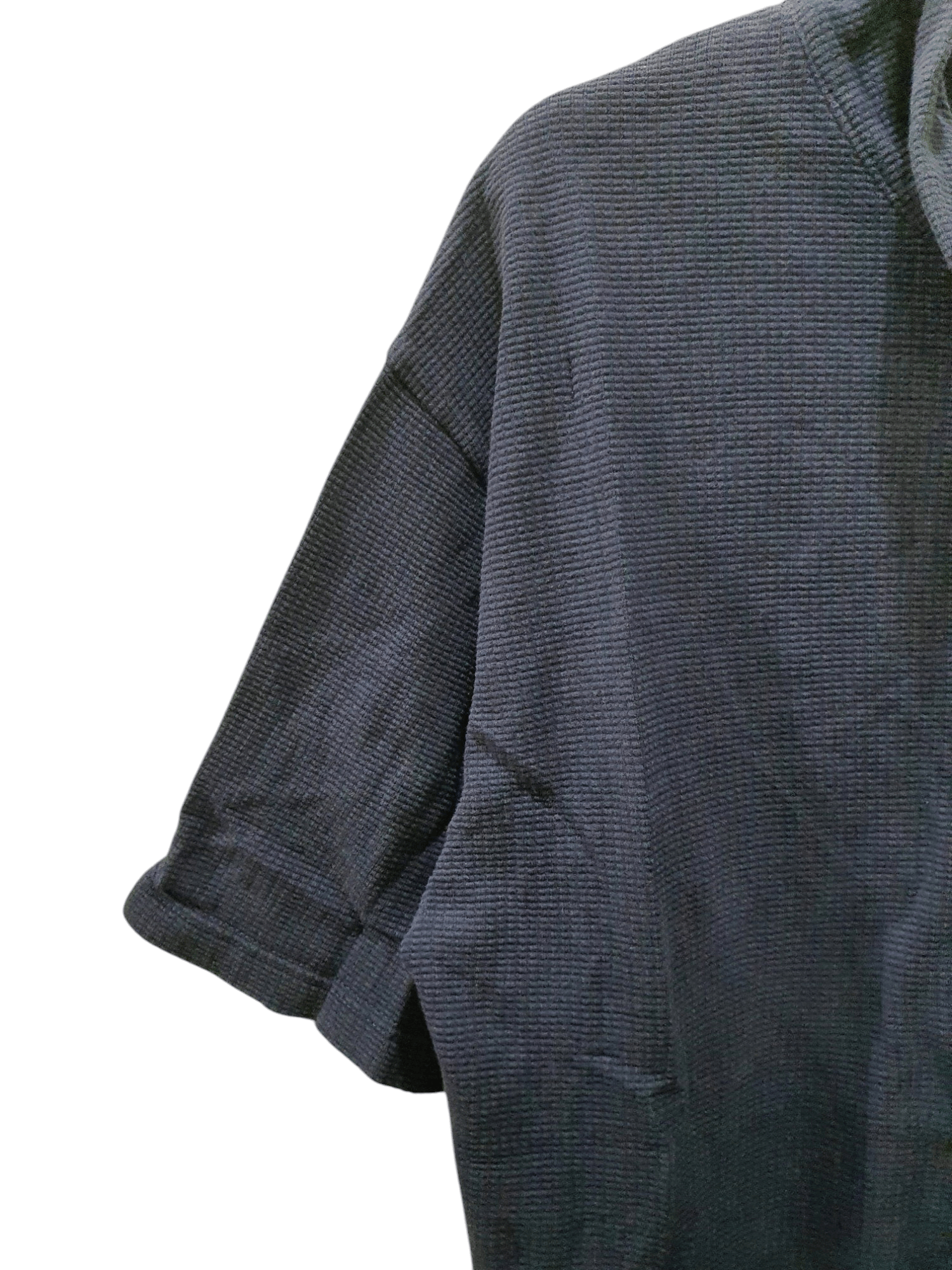 Ocean Pacific Ocean Pacific navy blue short-sleeved zip polo shirt Size US L / EU 52-54 / 3 - 5 Thumbnail