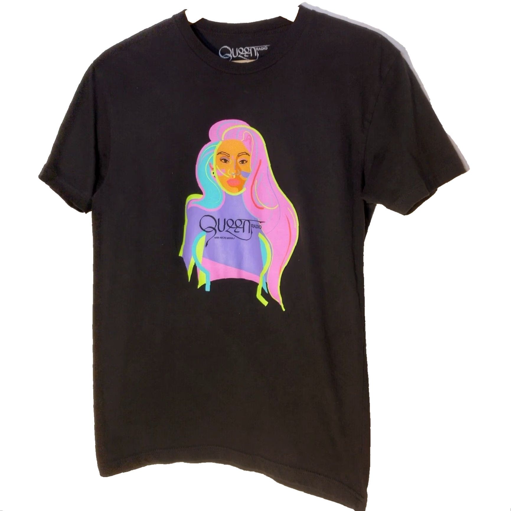 Vintage Queen Radio Nicki Minaj Shirt S Men Black Short Sleeve Cotton Knit Crew Neck T-Shirt Rap Music Music Queen Radio with Nicki Minaj Size US S / EU 44-46 / 1 - 3 Thumbnail