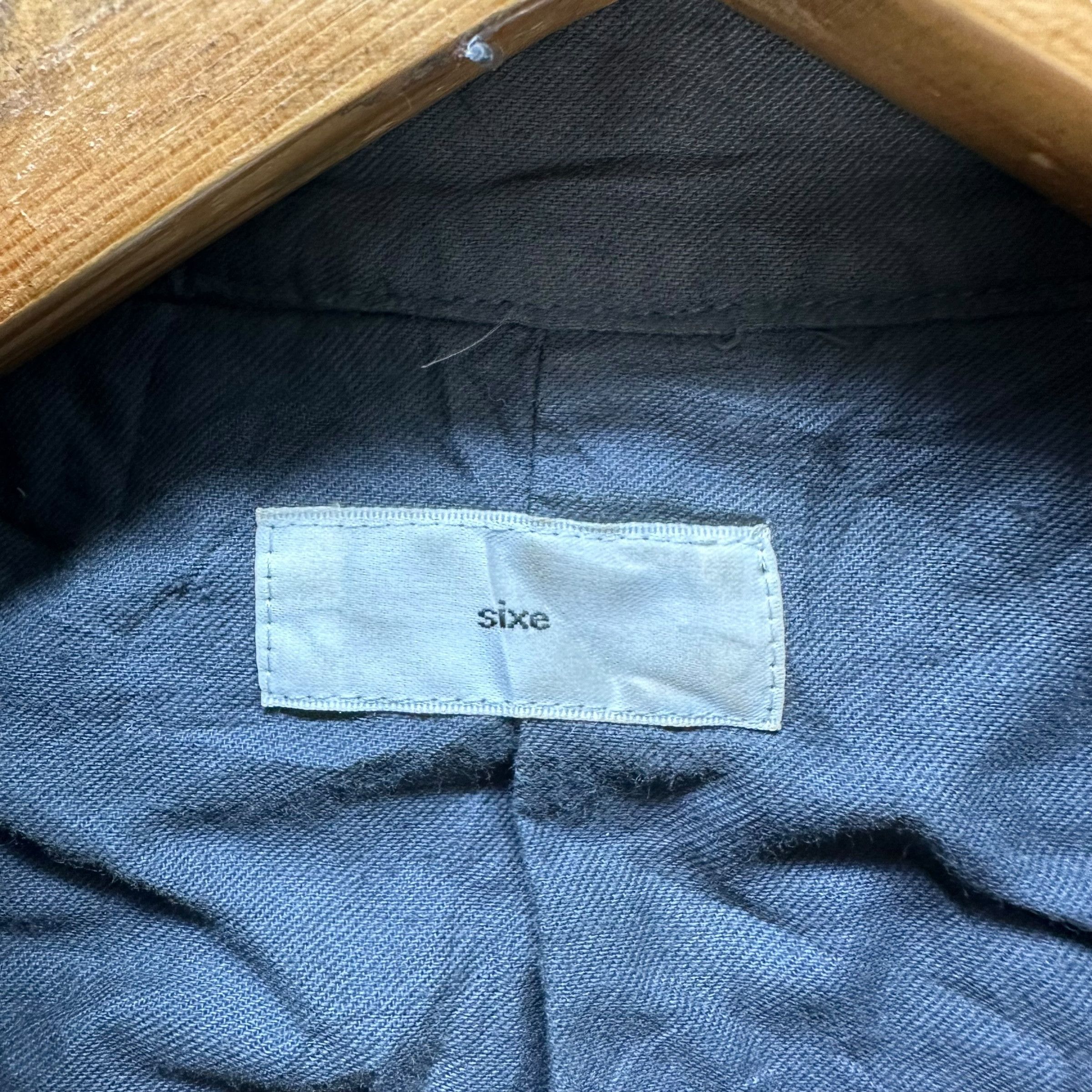 Japanese Brand SIXE Made in Japan Wool Nylon Flannel Jacket #A39-0880 Size US S / EU 44-46 / 1 - 6 Thumbnail