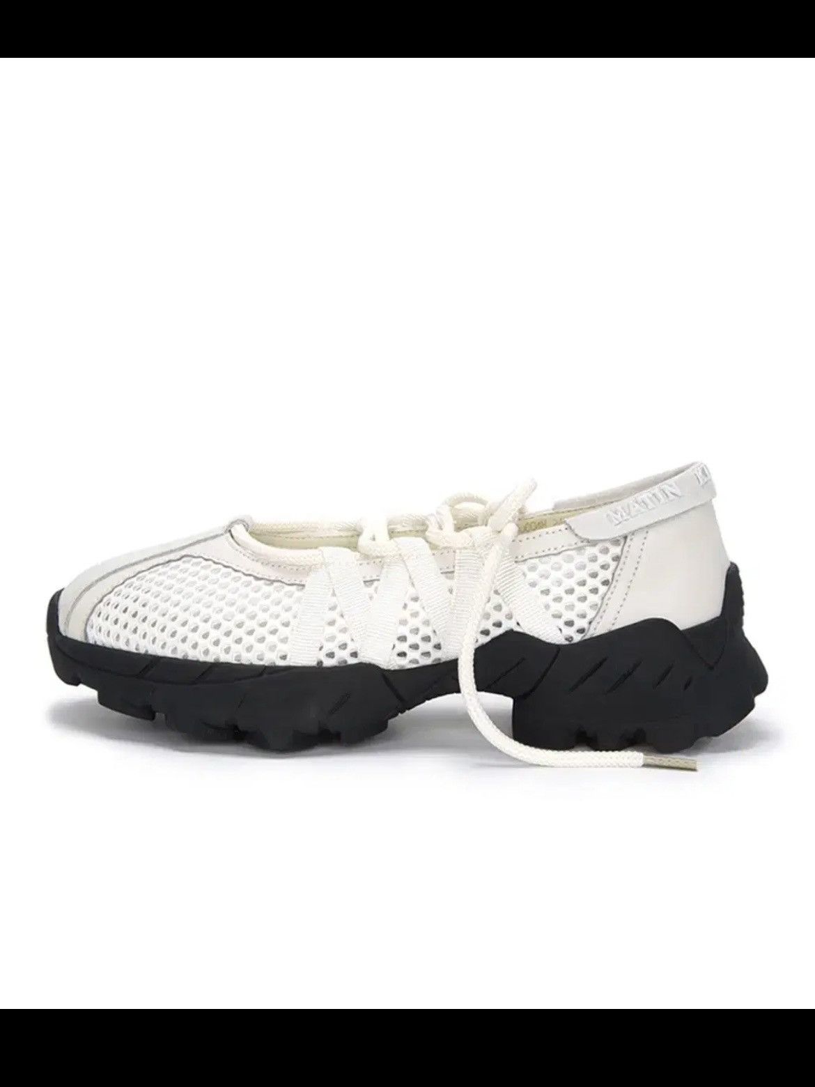 Matin Kim MATIN KIM MESH BALLET SNEAKERS IN IVORY Size US 7 / IT 37 - 2 Thumbnail
