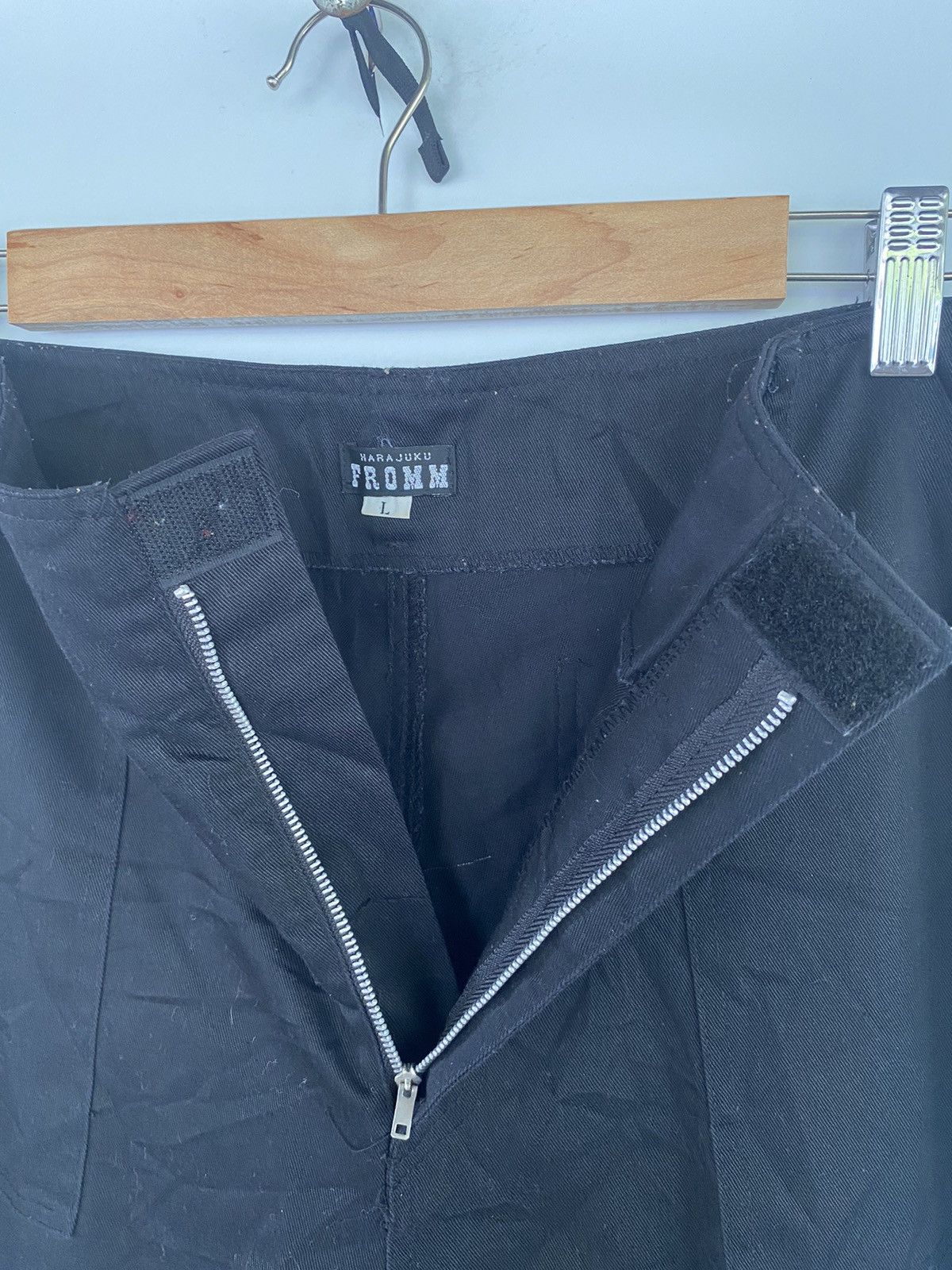 Designer × Japanese Brand Marajuku Fromm Japanese Brand Punk Zipper Adjuster Leg Pants Size 30" / US 8 / IT 44 - 10 Thumbnail