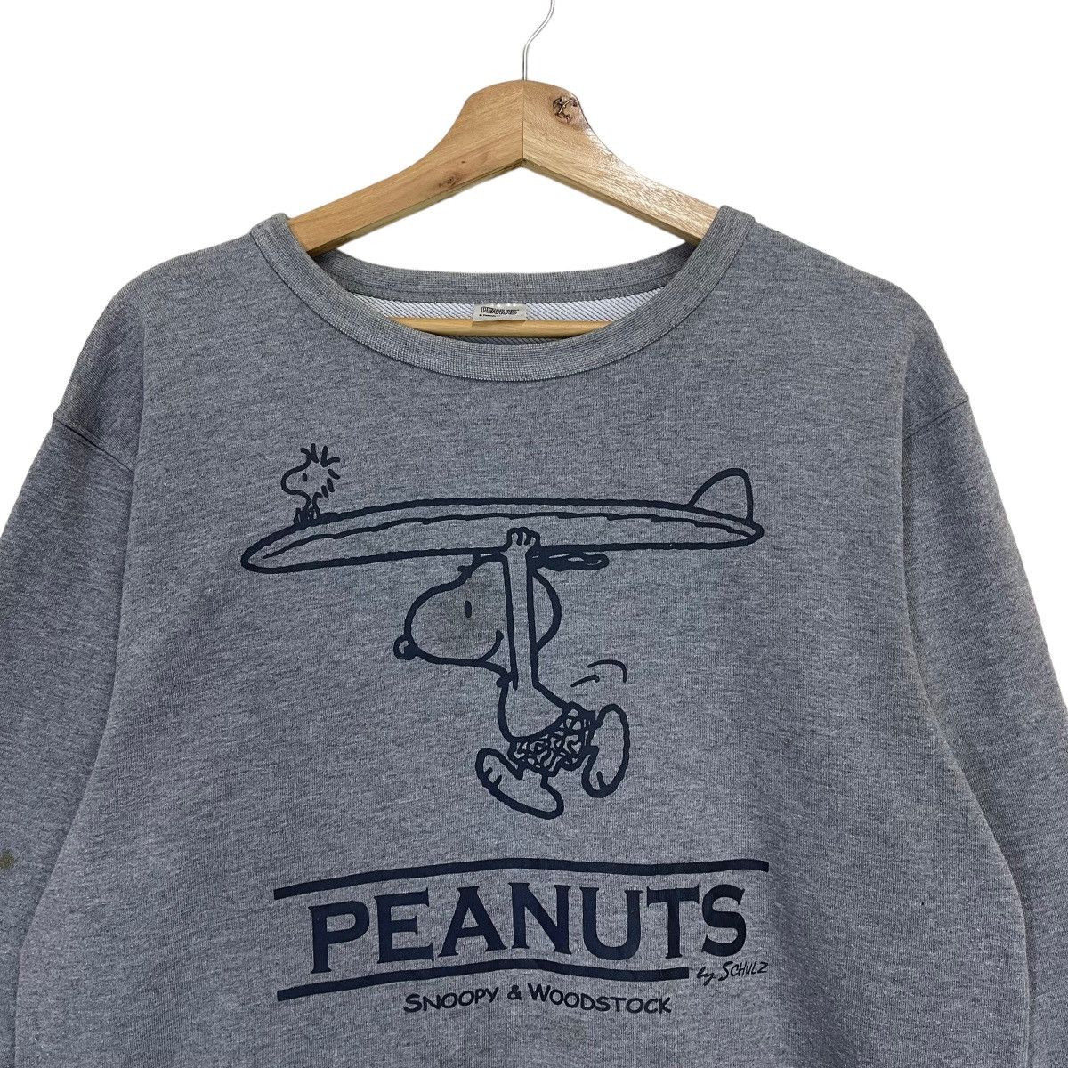 Disney × Peanuts Peanuts Big Logo Crewneck Sweatshirt Size M Size US M / EU 48-50 / 2 - 4 Thumbnail