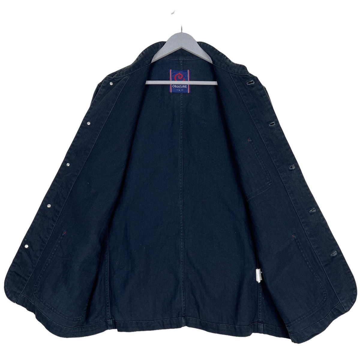 Blue Blue Japan 🔥 BLUE BLUE OBSCURE INDIGO HBT CHORE JACKET Size US M / EU 48-50 / 2 - 11 Thumbnail