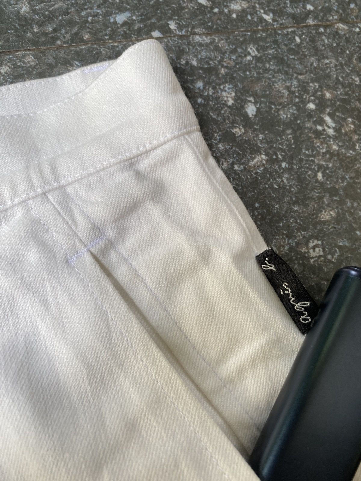 agnes b. White Trousers Button Fly Vintage by Agnes B. Paris Size US 30 / EU 46 - 5 Thumbnail