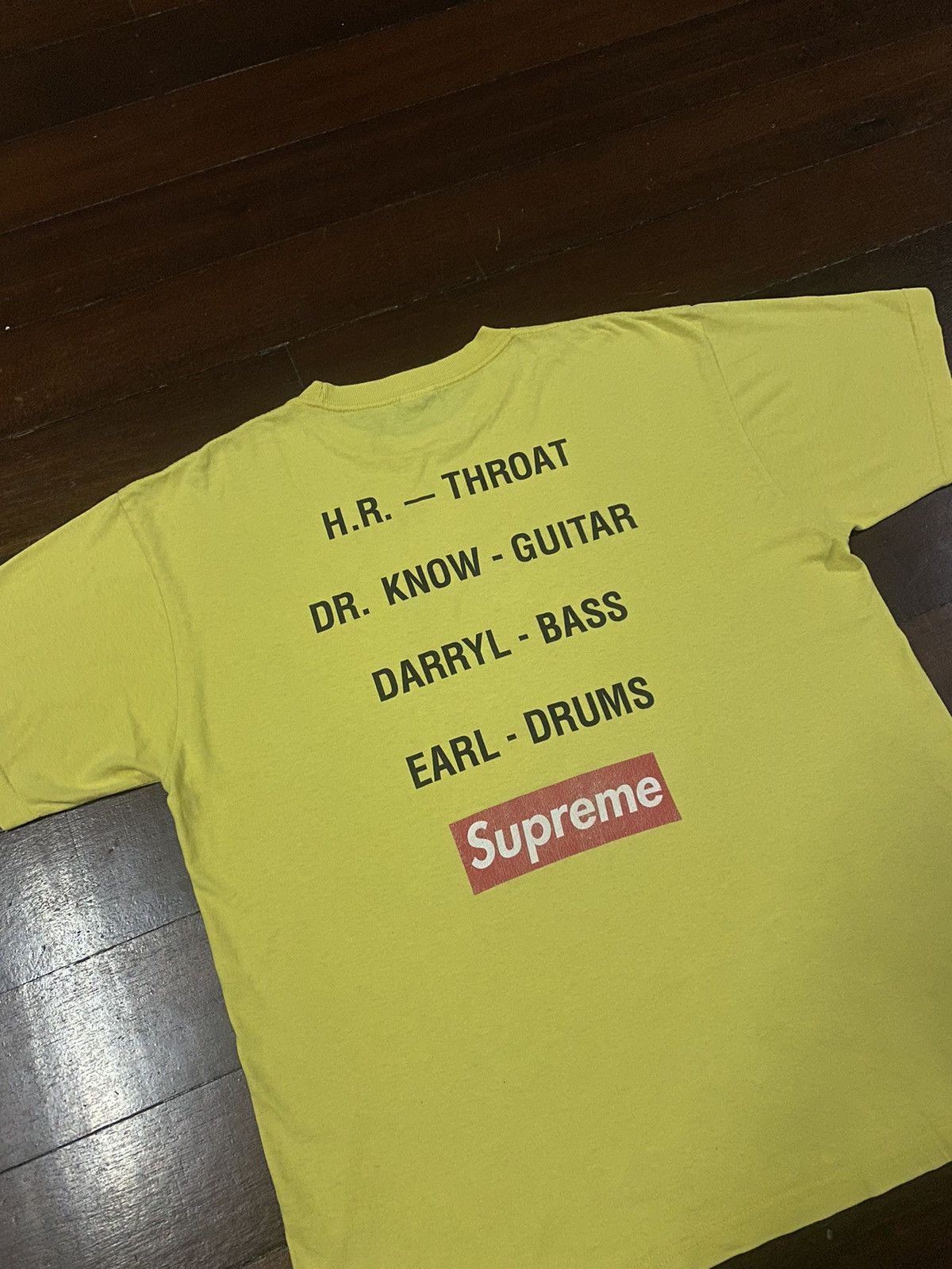 Band Tees Vintage Y2K Supreme X Bad Brains baggy yellow Tee Size US XL / EU 56 / 4 - 9 Thumbnail