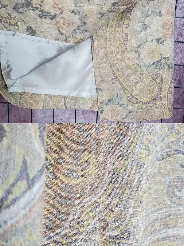 Burberry Burberry Floral Maxi Skirt in Coffee Brown. Size 23" - 5 Thumbnail