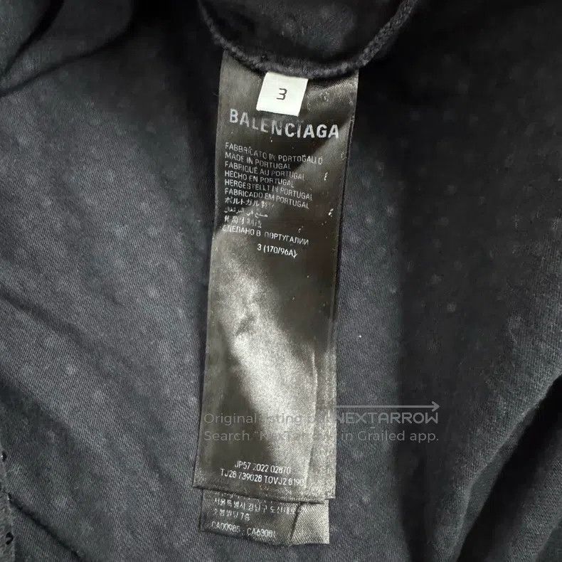 Balenciaga Balenciaga Short-sleeved T-shirt with full diamond, hot di Size US L / EU 52-54 / 3 - 5 Thumbnail
