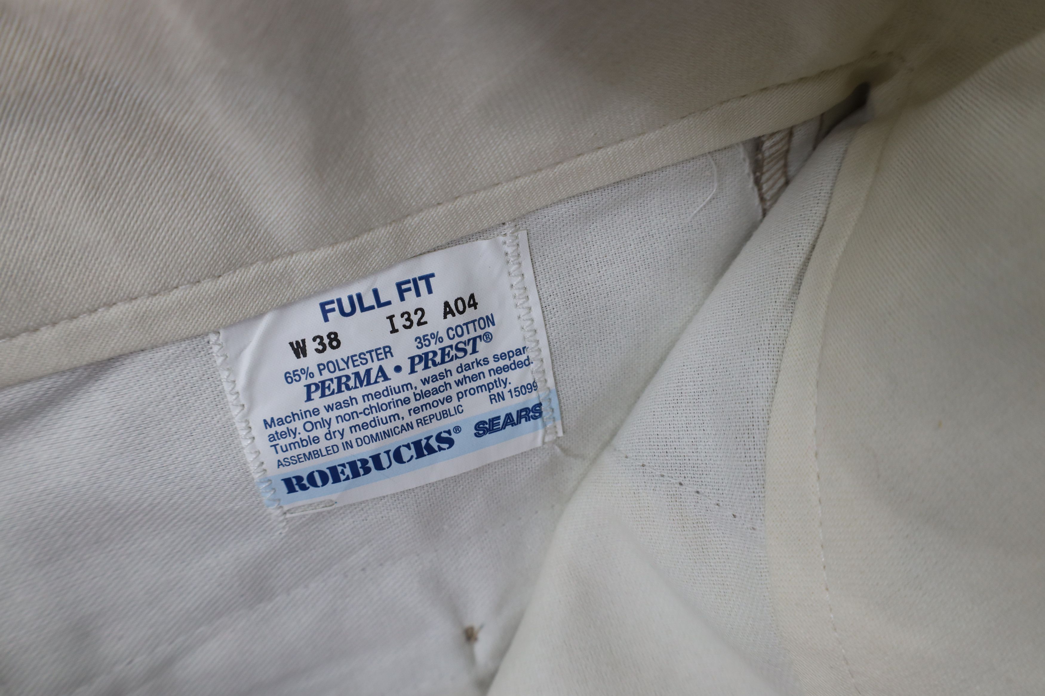 Vintage Vintage 70s 80s Streetwear Wide Leg Pants Trousers Beige USA Size US 38 / EU 54 - 8 Thumbnail