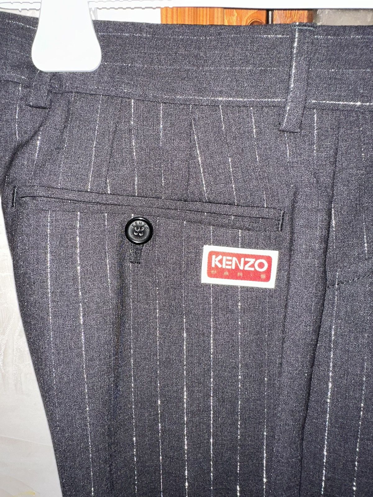 Kenzo KENZO Striped wool tuxedo pants Size US 30 / EU 46 - 2 Thumbnail