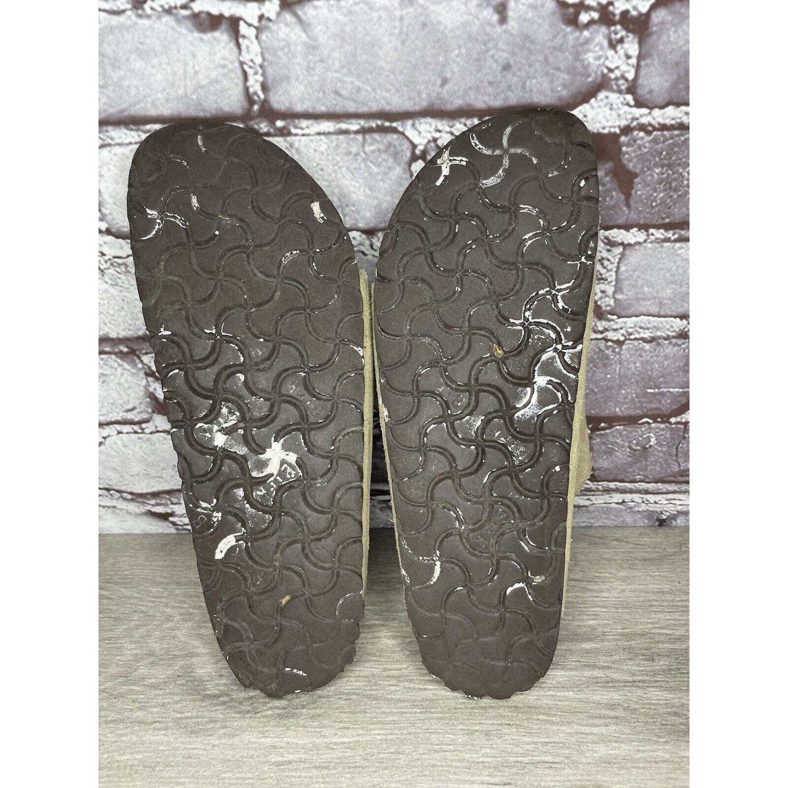 Birkenstock Birkenstock Arizona SOFT FOOTBED Beige Suede Leather Sandals Size US 10 / IT 40 - 13 Thumbnail
