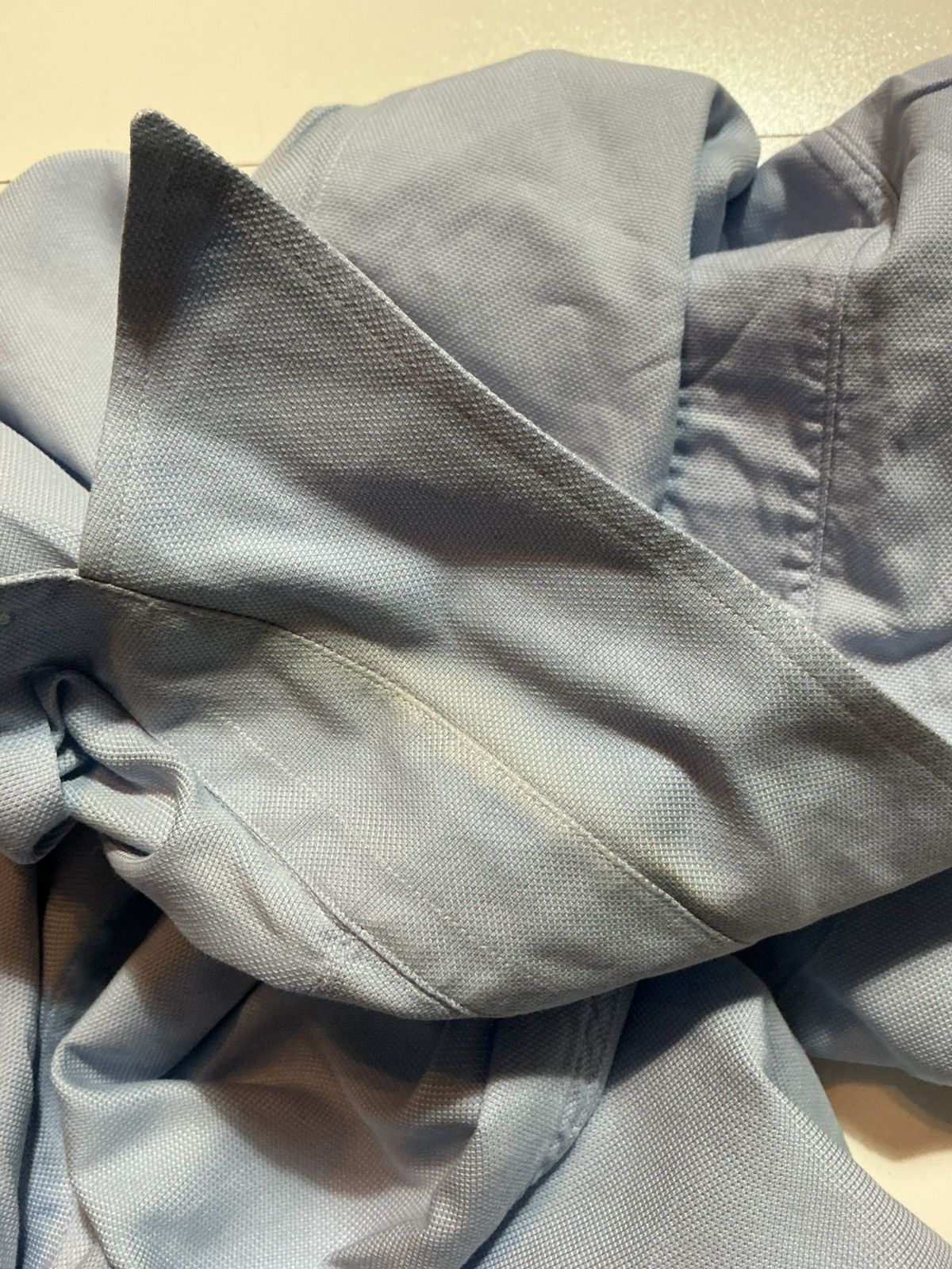 Armani Collezioni Armani Collezioni Made In Italy Blue Button Dress Shirt Size US XL / EU 56 / 4 - 12 Thumbnail