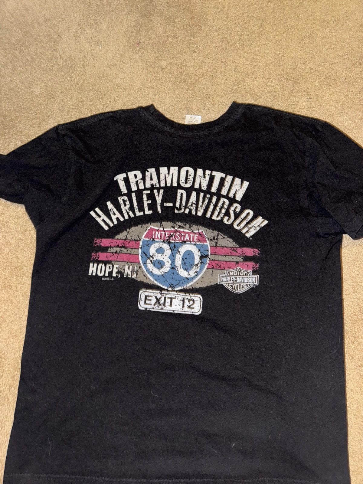Harley Davidson × Vintage Vintage 2017 HARLEY DAVIDSON tee Size US XL / EU 56 / 4 - 2 Thumbnail