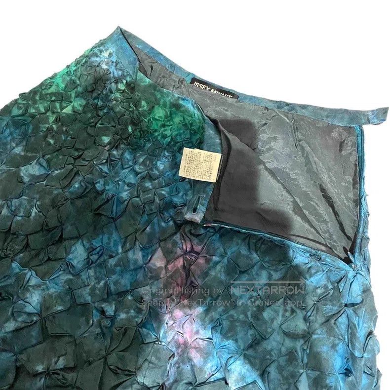 Issey Miyake Issey Miyake Deep Sea Aurora Tie-dye Silk Long Skirt Size 24" / US 00 / IT 34 - 6 Thumbnail