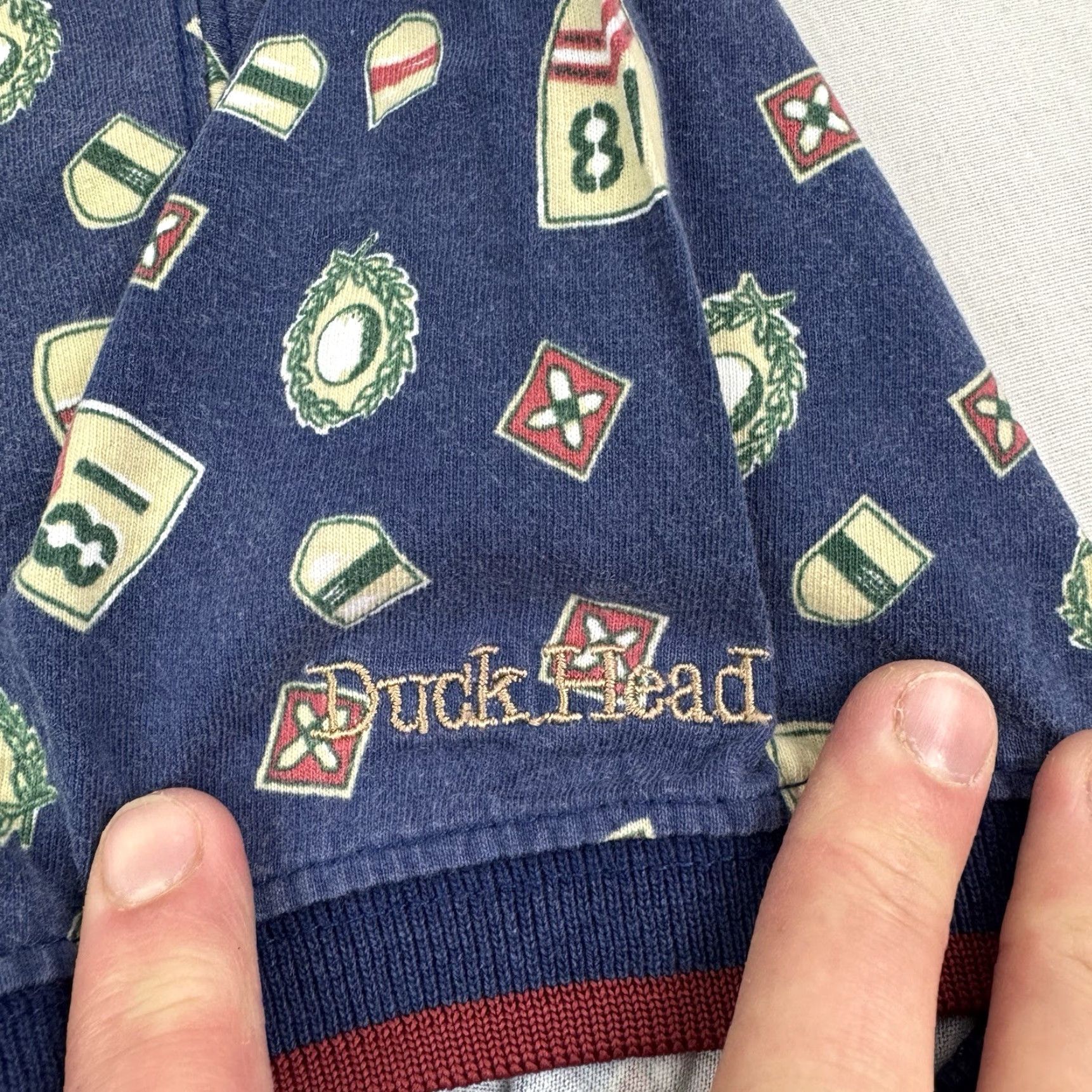 Vintage VINTAGE Duck Head Polo Shirt Adult XL Blue 90s Golf All Over Print Men Mens XL Polo Size US XL / EU 56 / 4 - 5 Thumbnail