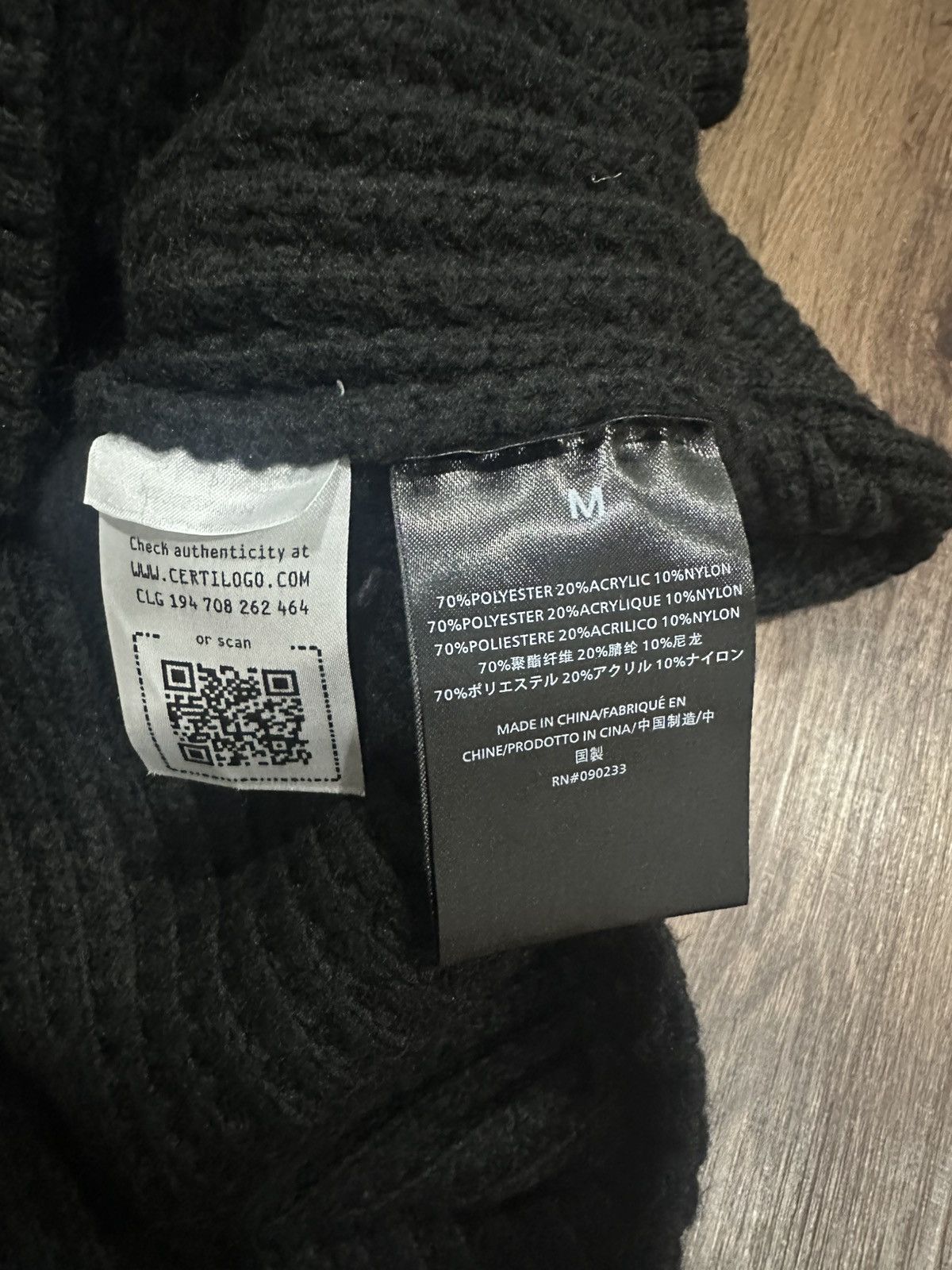 Fear of God Fear of God Essentials Black Knit Sweater Size US M / EU 48-50 / 2 - 5 Thumbnail