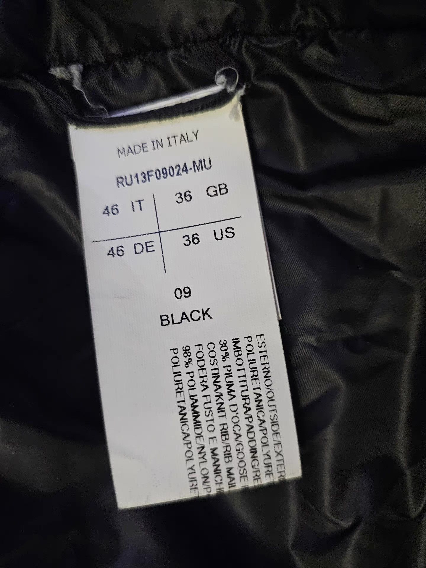 Rick Owens Rick Owens Men's Down Jacket Q4 Size US M / EU 48-50 / 2 - 6 Thumbnail