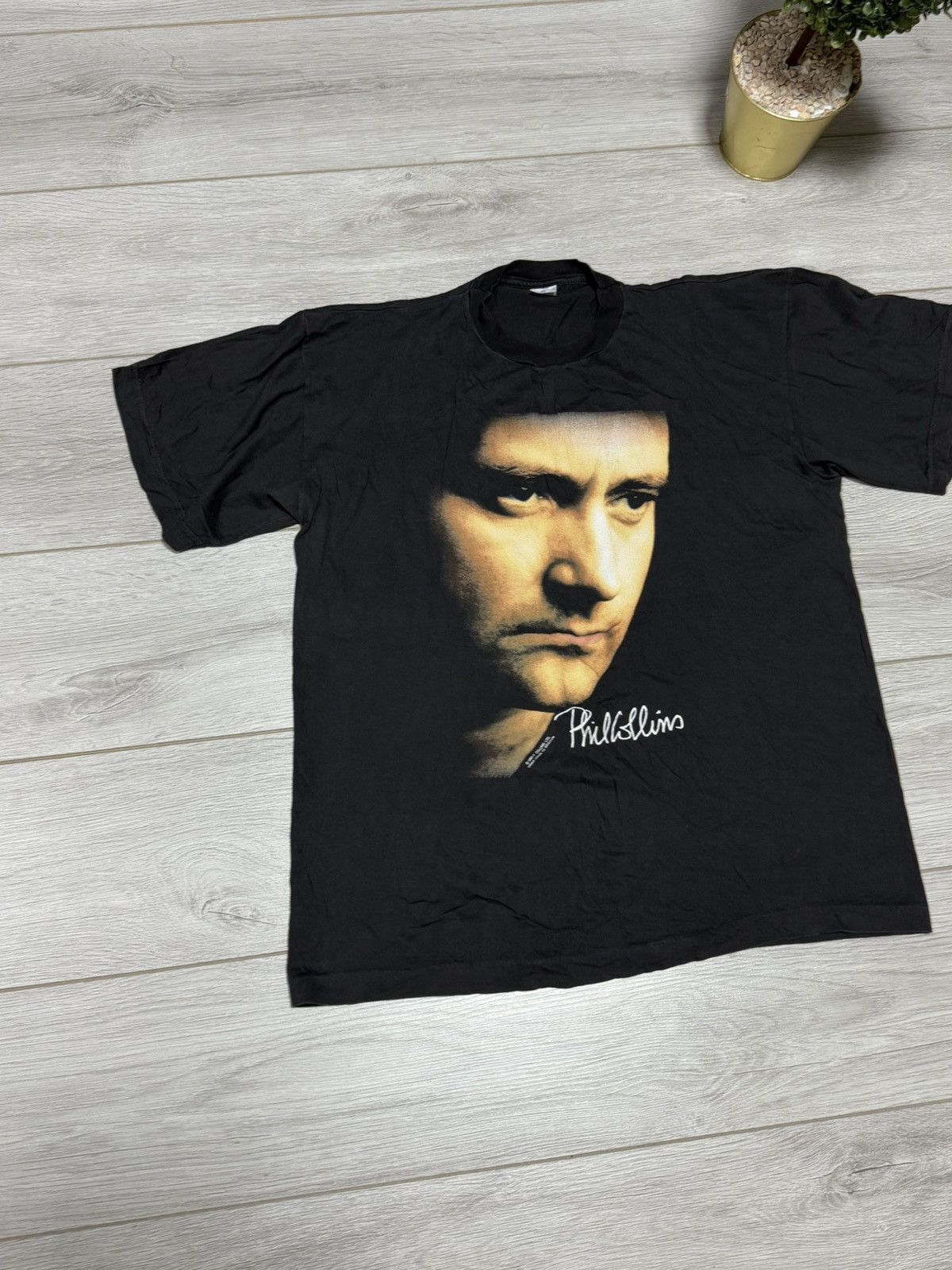 Brockum Phil Collins 1990 But Seriously vintage tee shirt tour Size US L / EU 52-54 / 3 - 3 Thumbnail