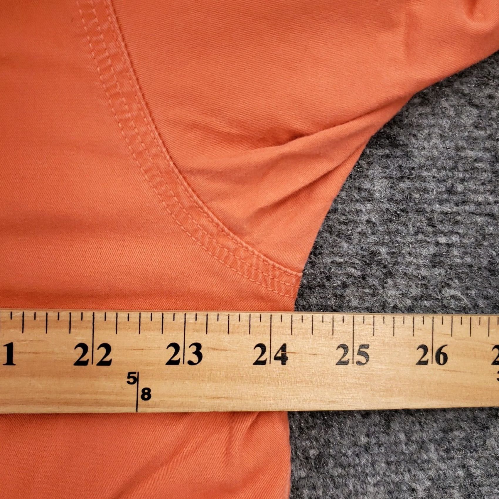 Eddie Bauer Eddie Bauer Shirt Mens XL Orange Twill Button-Up Short Sleeve Shirt Size US XL / EU 56 / 4 - 5 Thumbnail