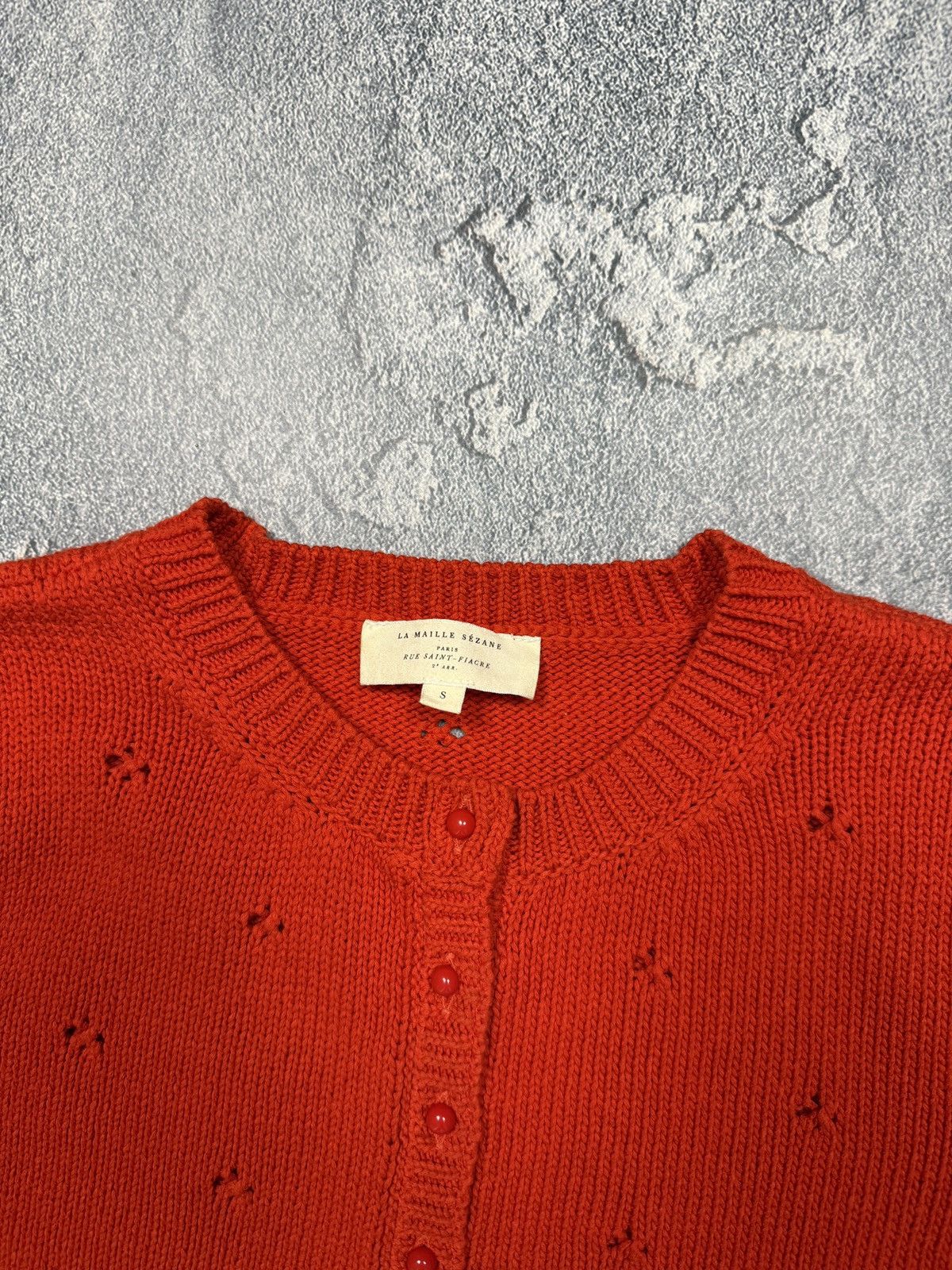 Sezane La Maille Sezane Paris Kid Mohair Cardigan Size S / US 4 / IT 40 - 2 Thumbnail