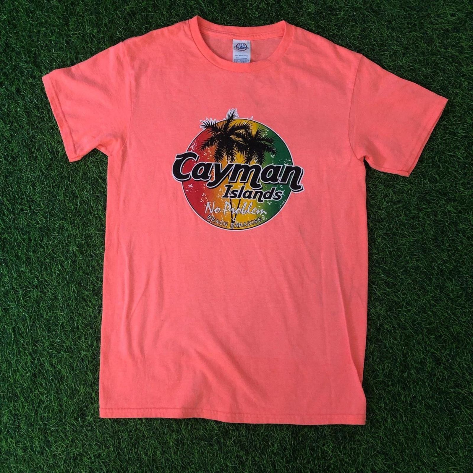 Delta Pink Cayman Island ‘No Problem’ Graphic Tee Size US S / EU 44-46 / 1 - 1 Thumbnail