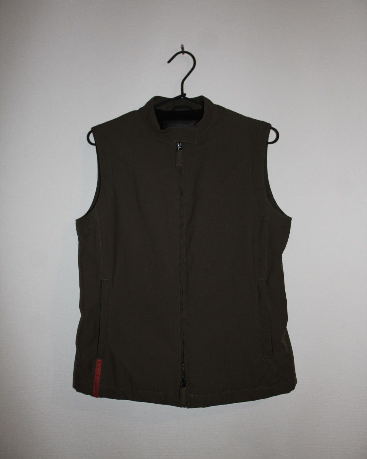 Prada 00's PRADA sport khaki nylon vest Art.109024 Size ONE SIZE - 4 Thumbnail