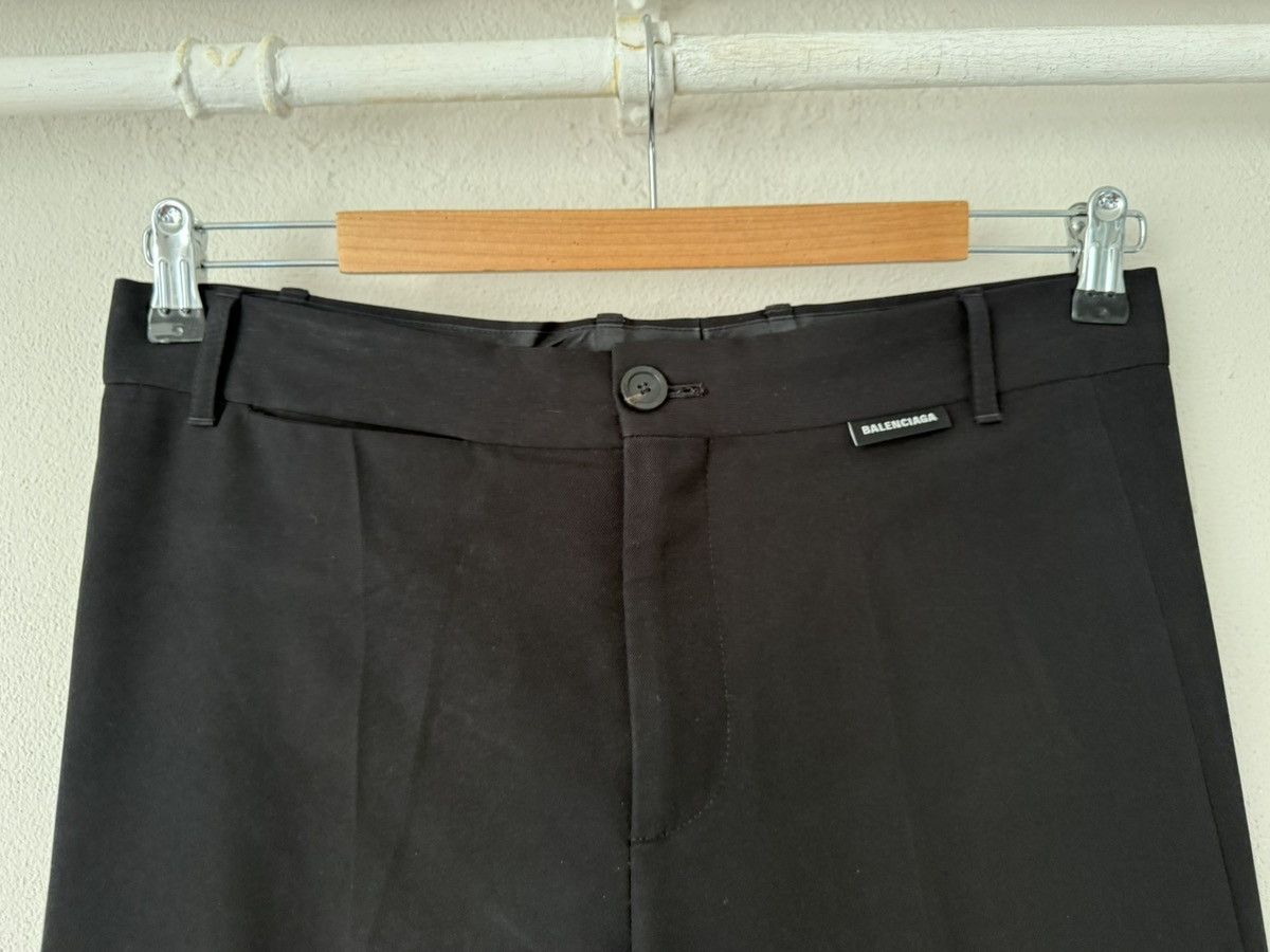 Balenciaga Balenciaga Straight-Leg Black Wool Trousers Size US 32 / EU 48 - 3 Thumbnail