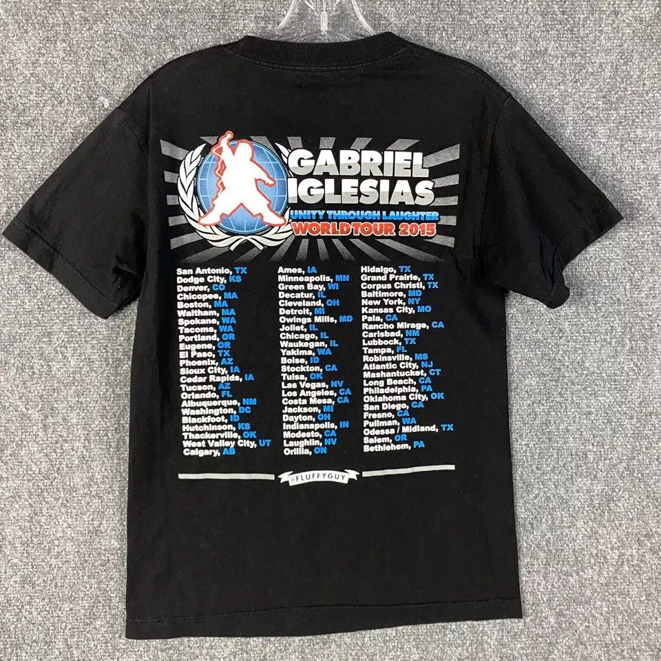 Other Gabriel Iglesias 2015 World Tour T-Shirt Men's Small S Size US S / EU 44-46 / 1 - 7 Thumbnail