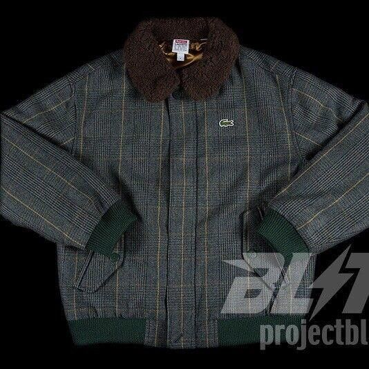 Supreme FW19 SUPREME LACOSTE WOOL BOMBER JACKET PLAID S Size US S / EU 44-46 / 1 - 1 Thumbnail