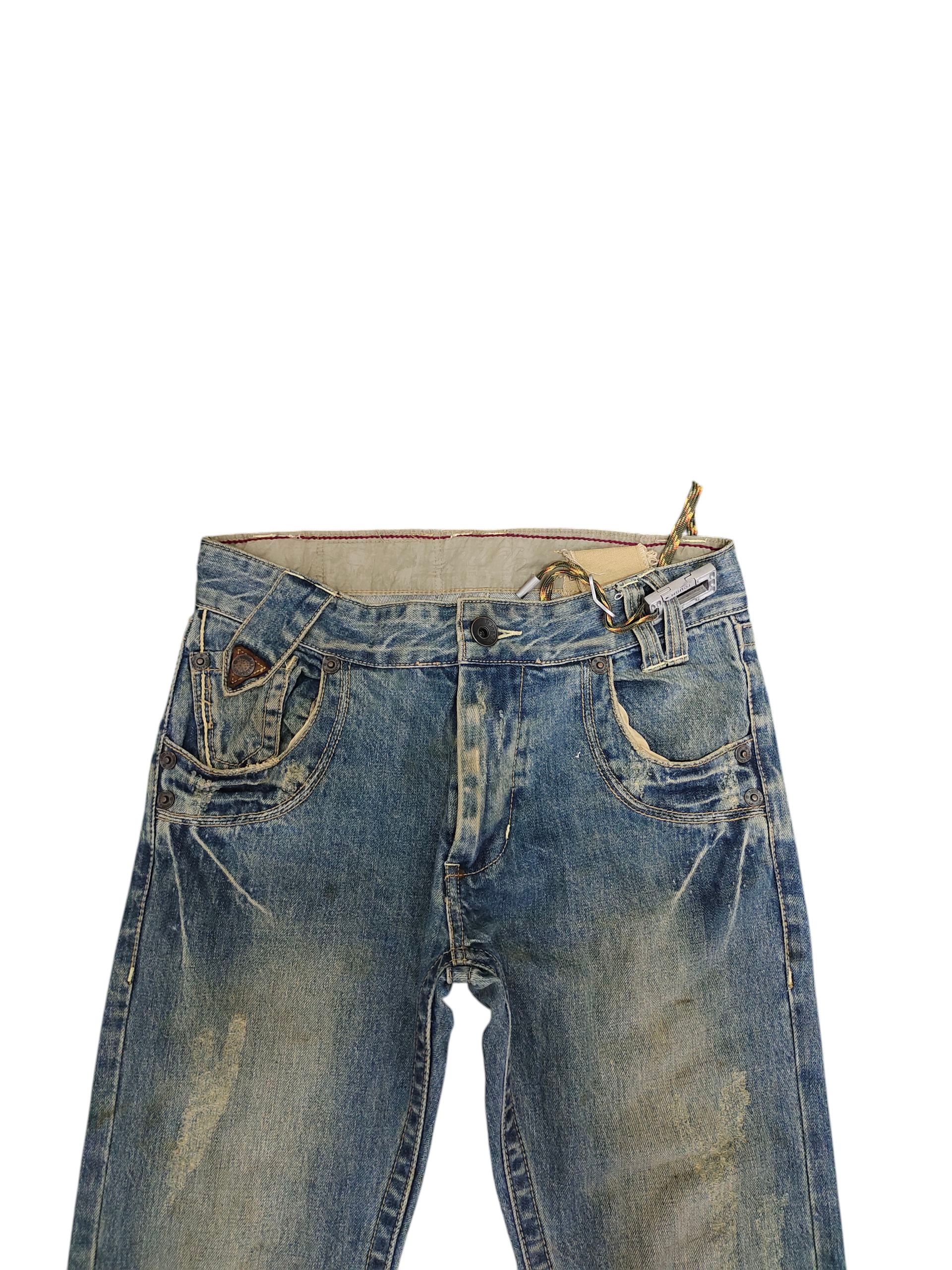 Undercover Tough Chatham Rusty Clawmark Distress Denim Jeans Size US 30 / EU 46 - 2 Thumbnail