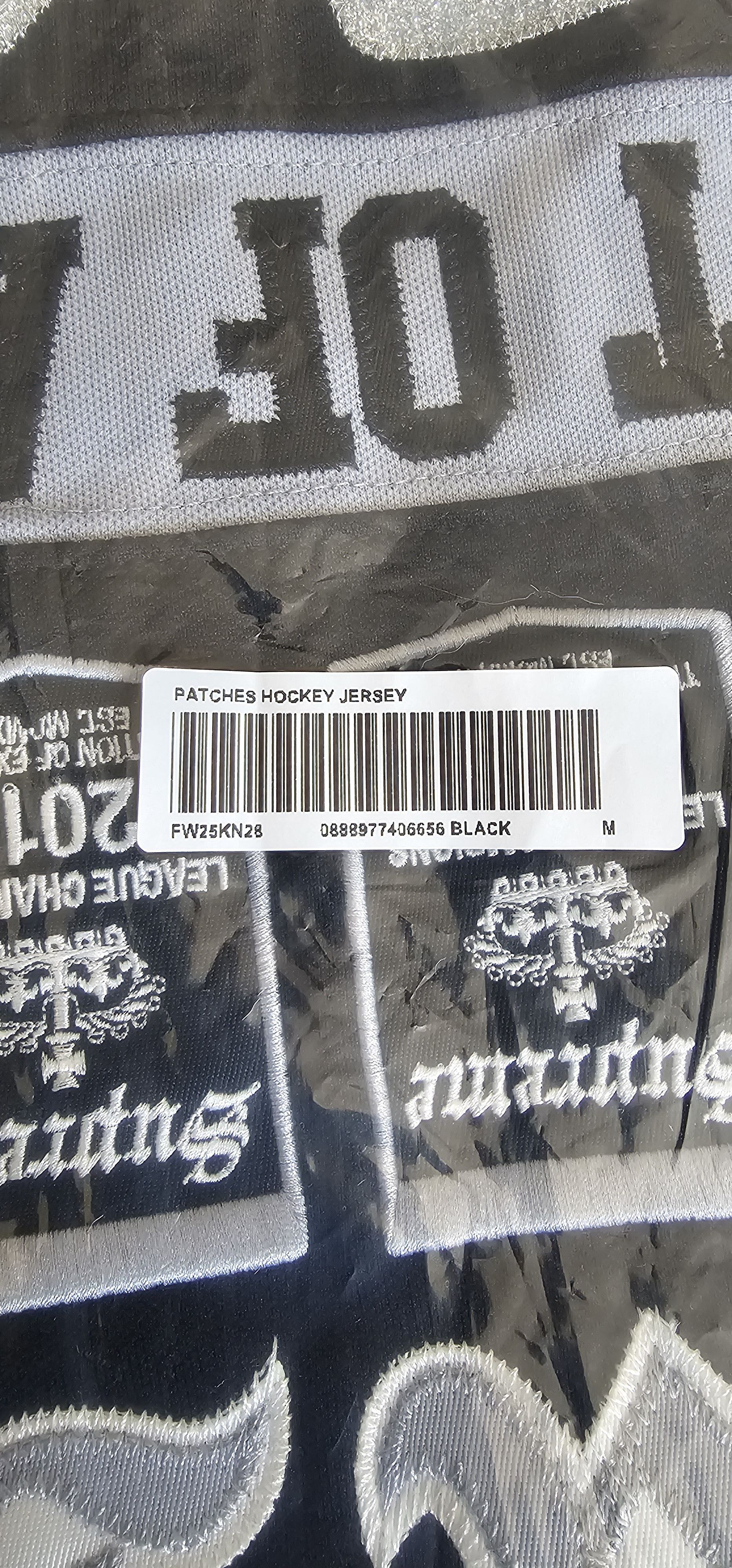Supreme New Supreme Fire and Ice Patches Hockey Jersey - Black Size US M / EU 48-50 / 2 - 3 Thumbnail