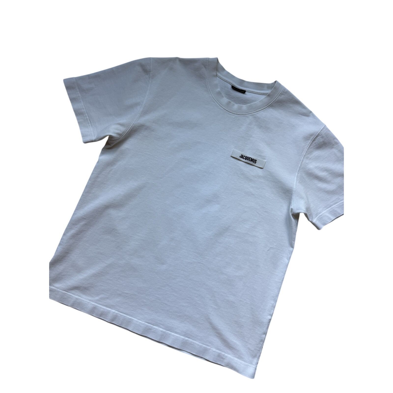 Jacquemus Jacquemus Grosgrain Logo Crewneck T-Shirt Size US XL / EU 56 / 4 - 1 Thumbnail