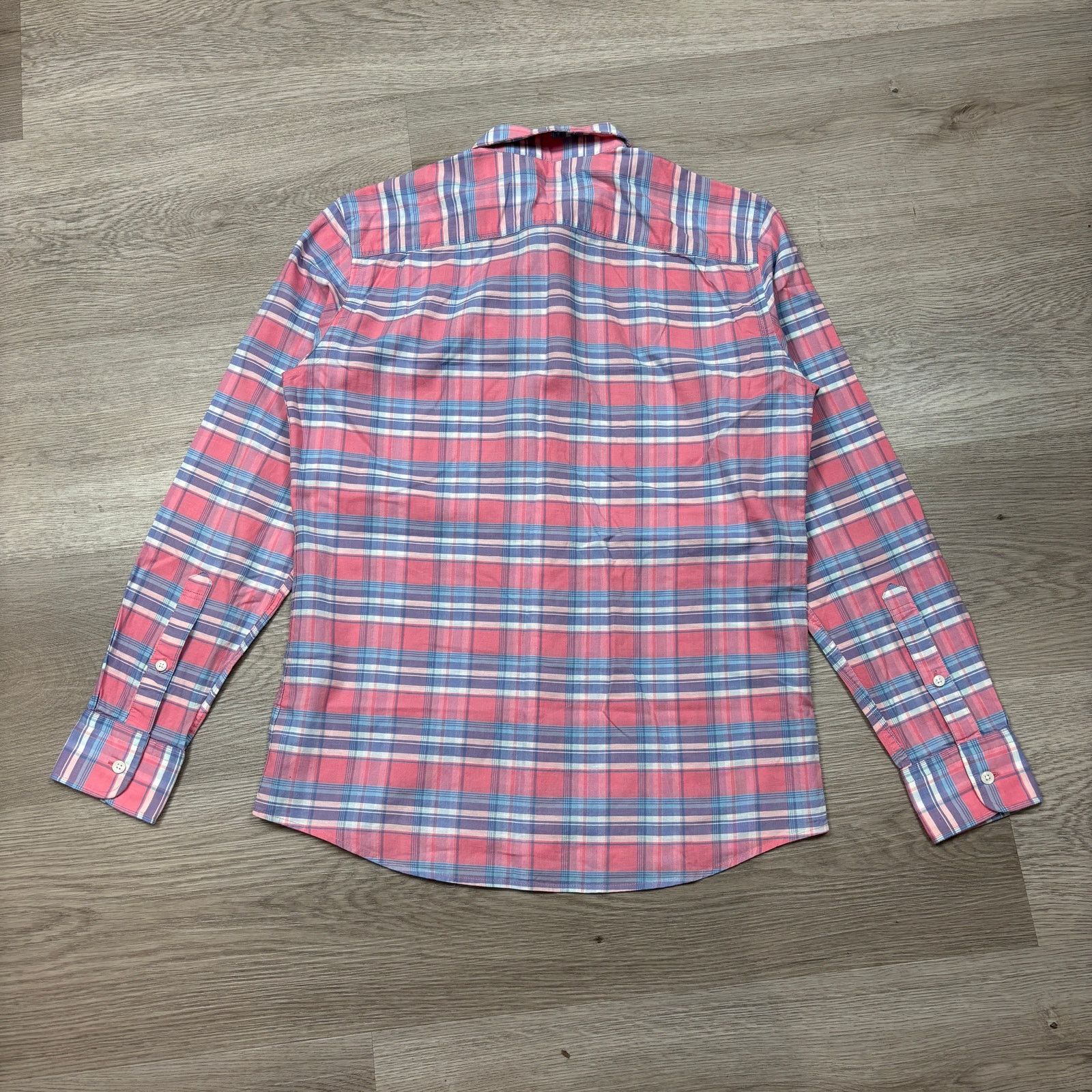 Faherty Faherty Cloud Summer Cotton Linen Blend Plaid Shirt Men's S Size US S / EU 44-46 / 1 - 3 Thumbnail